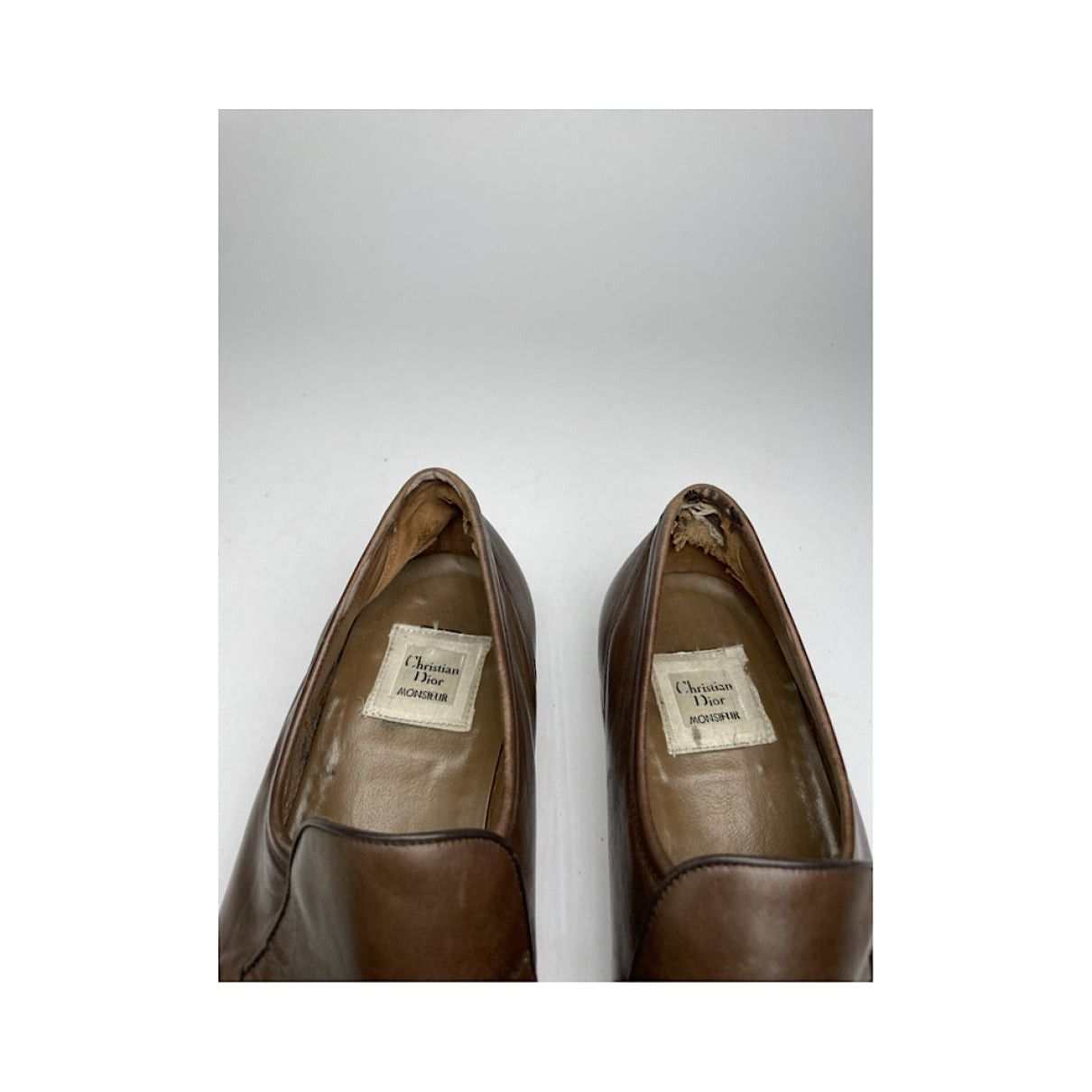 Other Dior Homme Brown Leather Flat Size US 9 / IT 39 - 4 Thumbnail