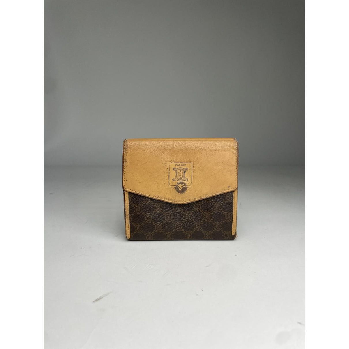 Celine Triomphe Brown Leather Wallet Size ONE SIZE - 2 Thumbnail
