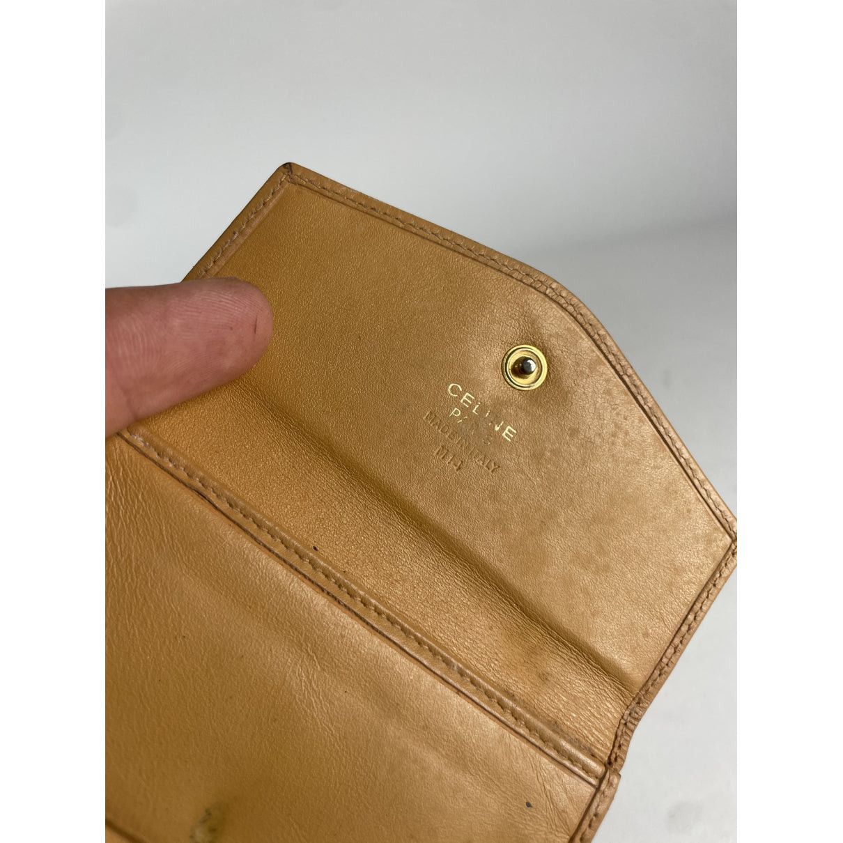 Celine Triomphe Brown Leather Wallet Size ONE SIZE - 5 Thumbnail