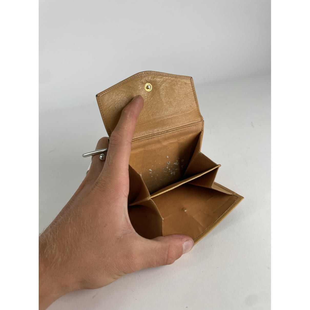 Celine Triomphe Brown Leather Wallet Size ONE SIZE - 3 Thumbnail