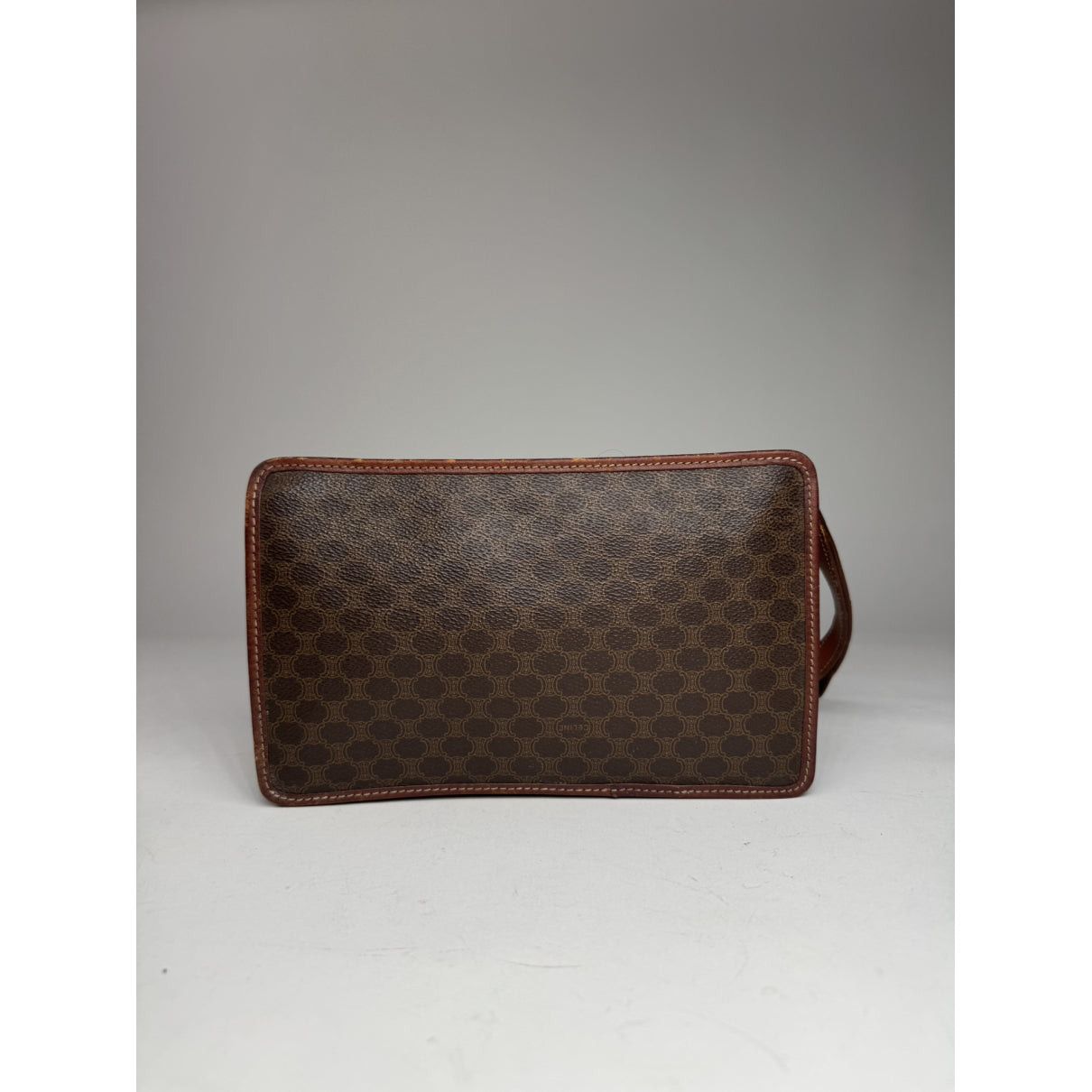 Celine Triomphe Brown Leather Clutch Bag Size ONE SIZE - 4 Thumbnail