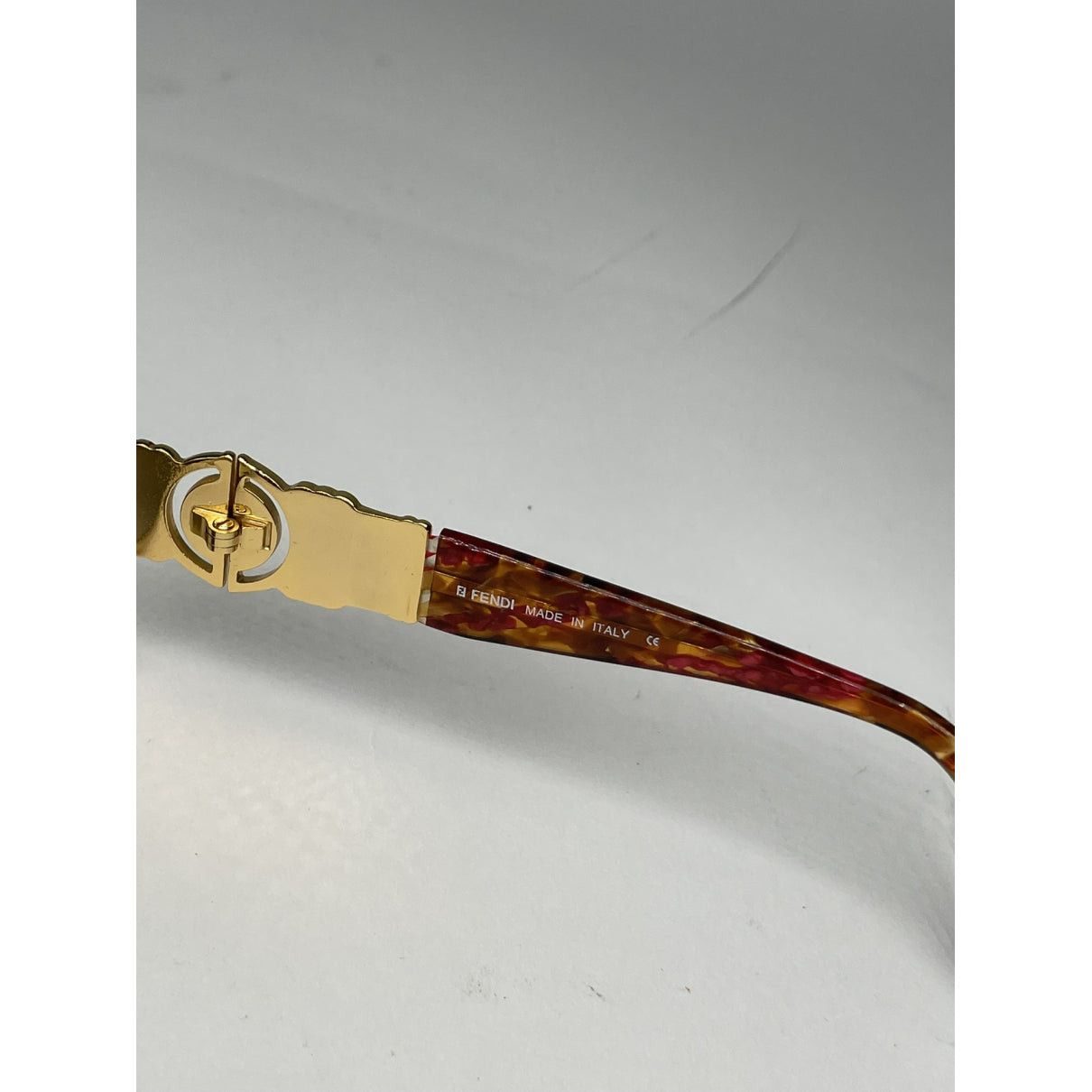 Fendi Gold Metal Sunglasses Size ONE SIZE - 4 Thumbnail