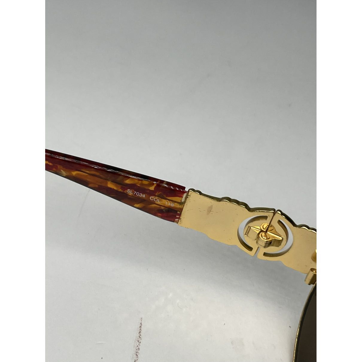 Fendi Gold Metal Sunglasses Size ONE SIZE - 2 Thumbnail