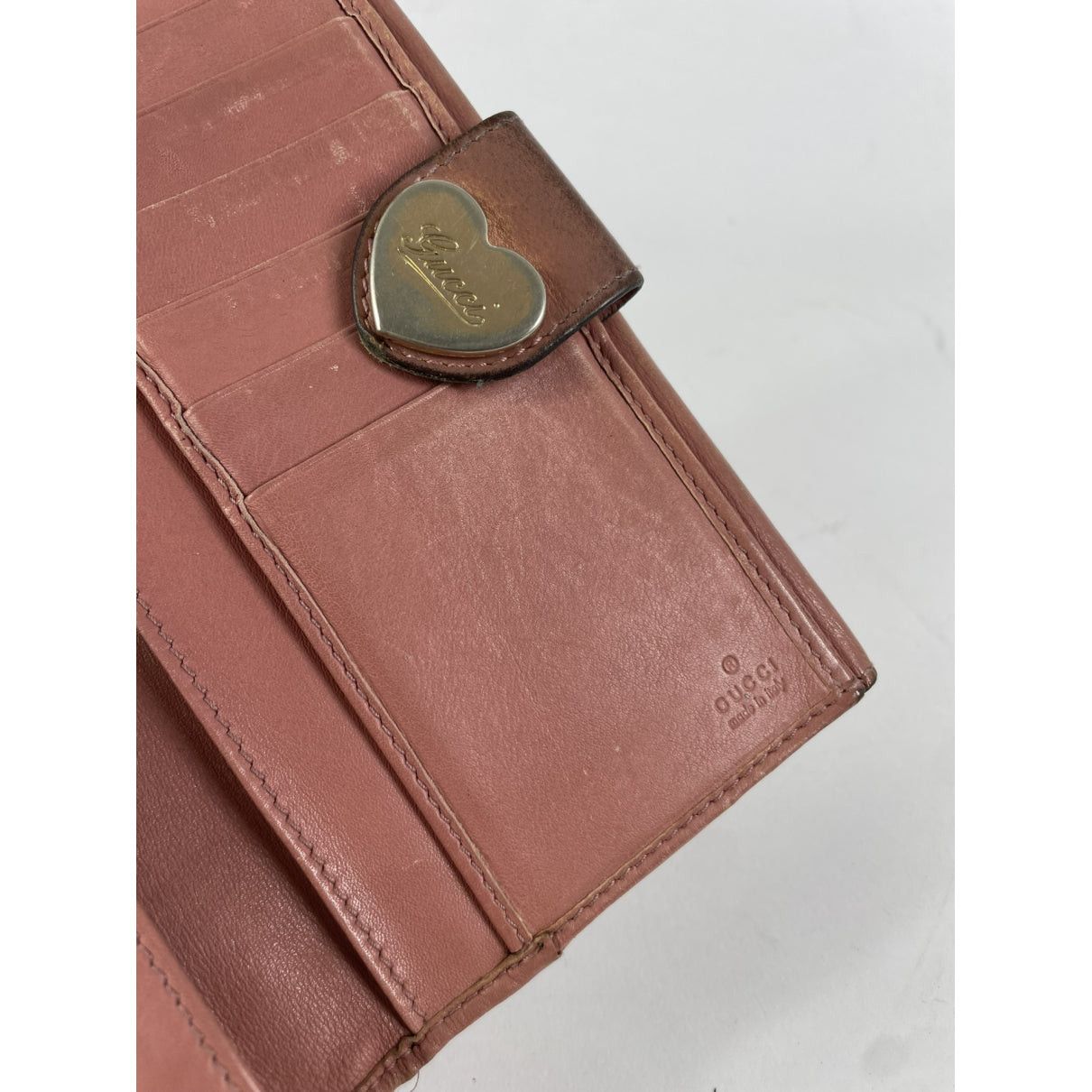 Gucci Horsebit 1955 Pink Leather Wallet Size ONE SIZE - 4 Thumbnail