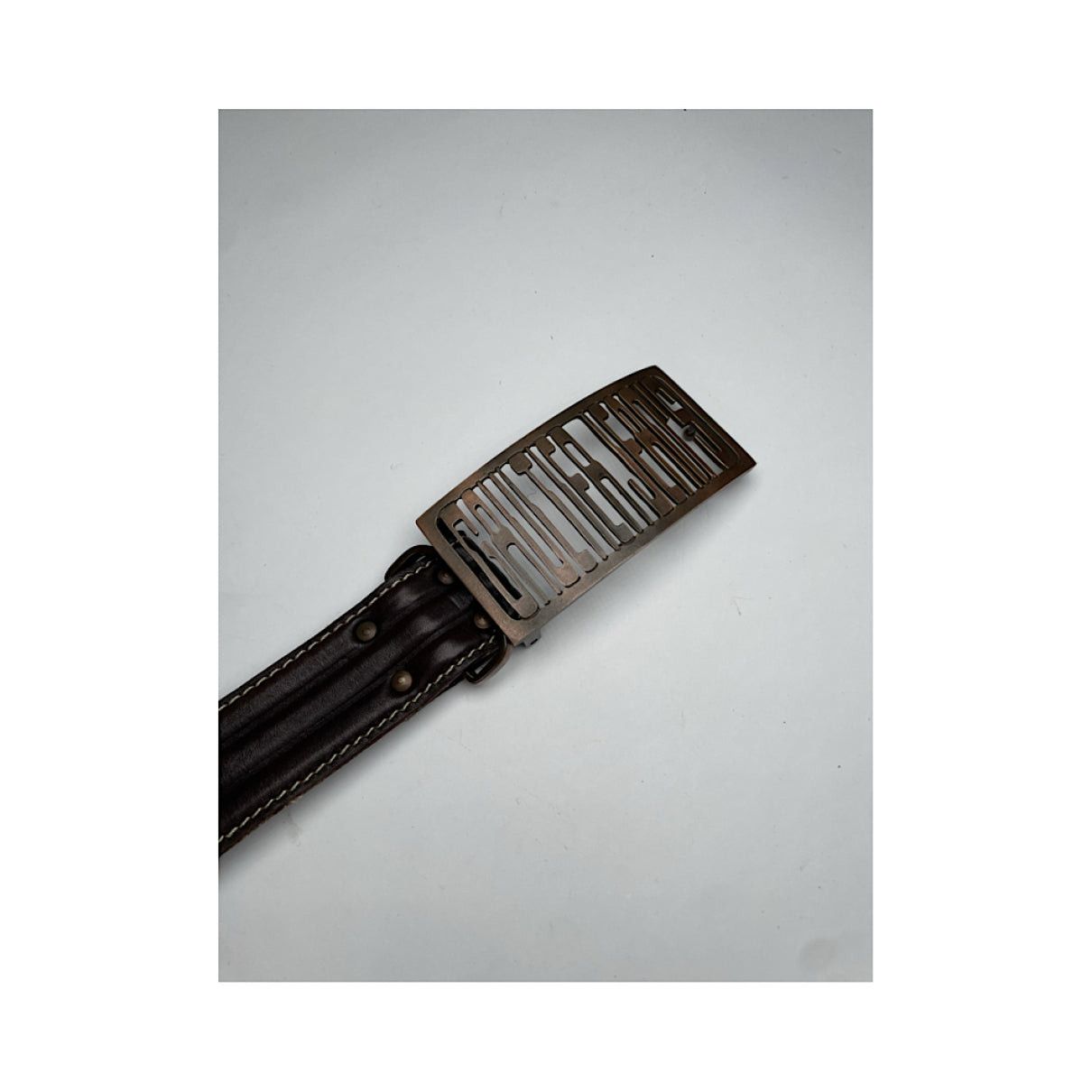 Jean Paul Gaultier Brown Leather Belt Size ONE SIZE - 4 Thumbnail