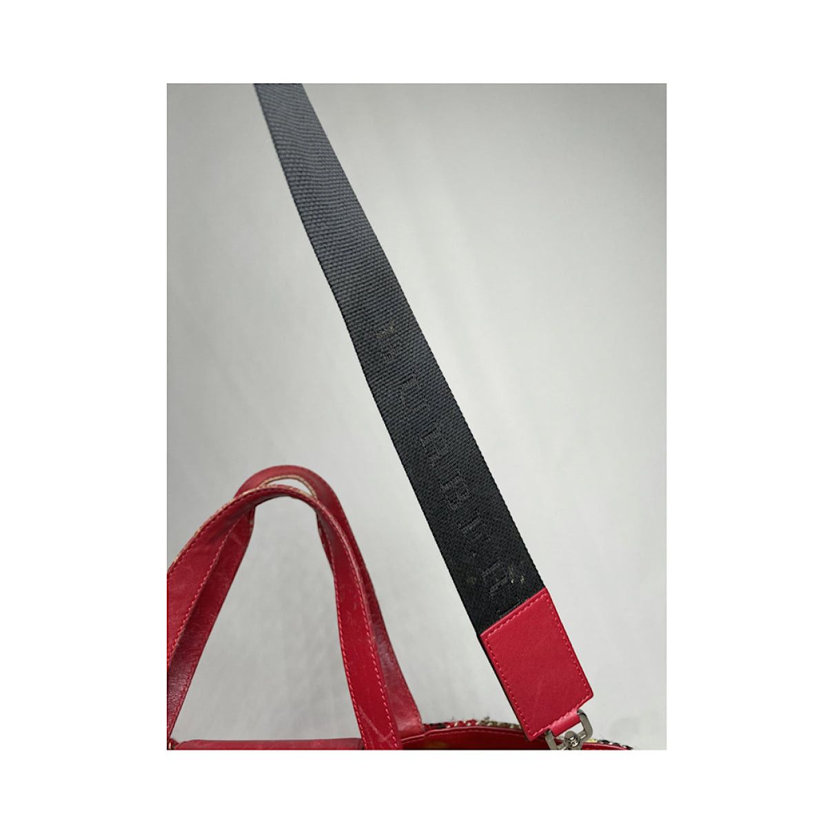Burberry Red Wool Handbag Size ONE SIZE - 3 Thumbnail