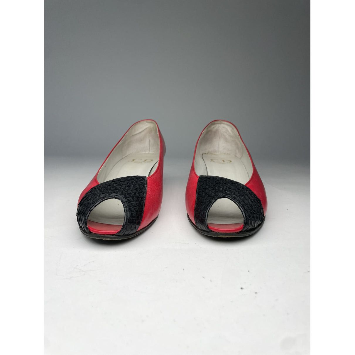 Dior Red Leather Ballet Flat Size US 6.5 / IT 36.5 - 3 Thumbnail