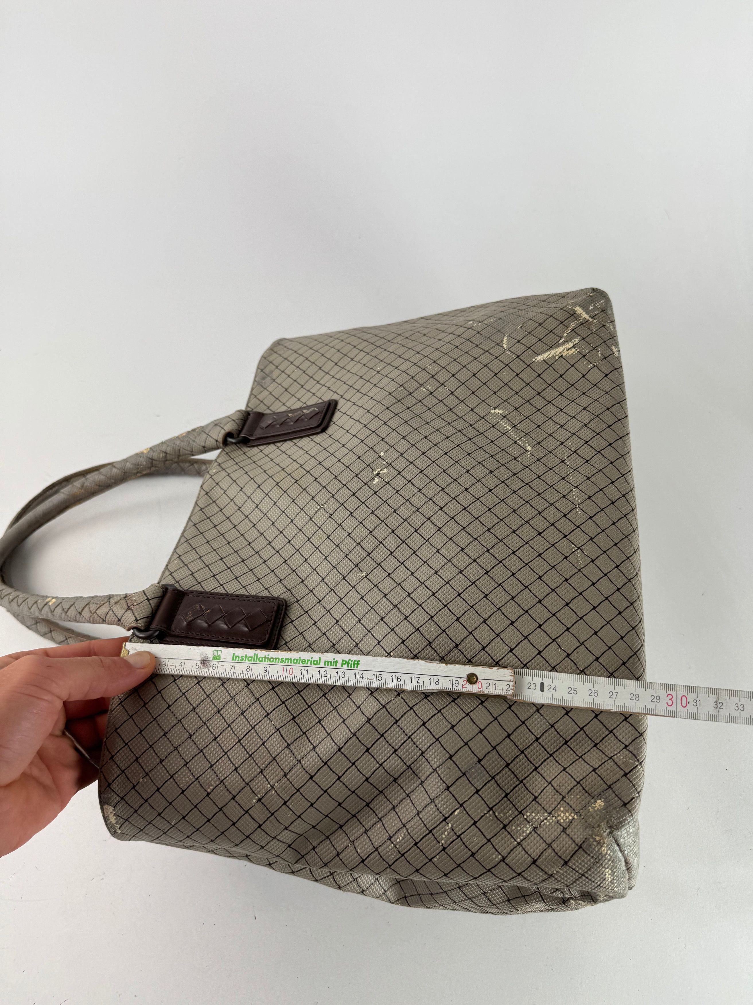 Bottega Veneta Vintage Andiamo Shopper Grey Brown Size ONE SIZE - 11 Thumbnail