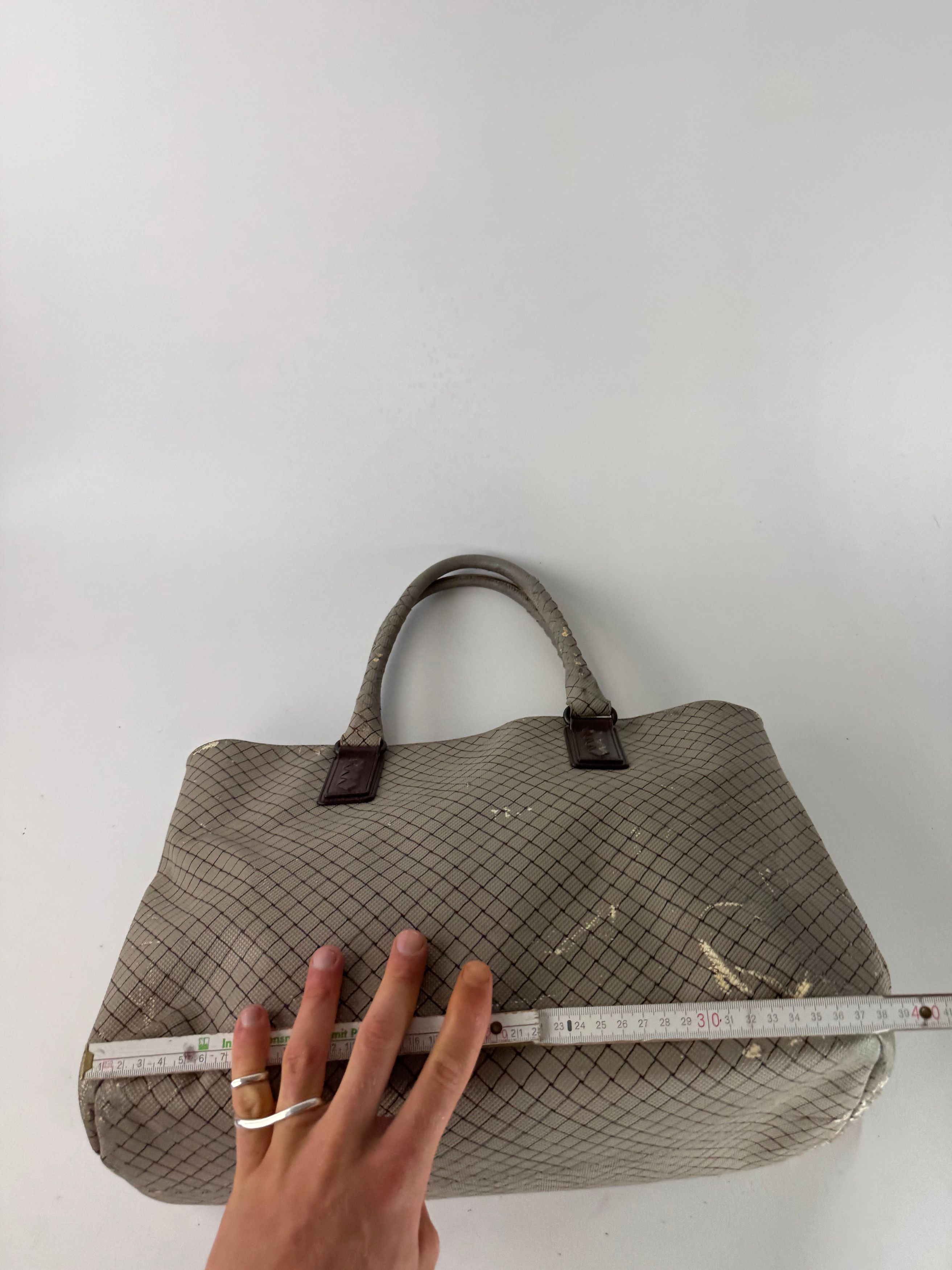 Bottega Veneta Vintage Andiamo Shopper Grey Brown Size ONE SIZE - 10 Thumbnail
