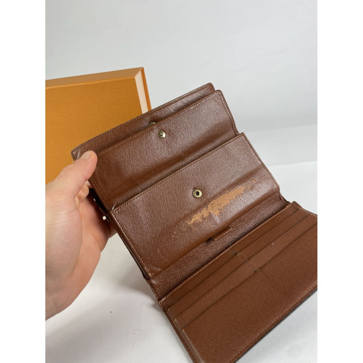 Louis Vuitton Emilie Brown Leather Wallet Size ONE SIZE - 5 Thumbnail
