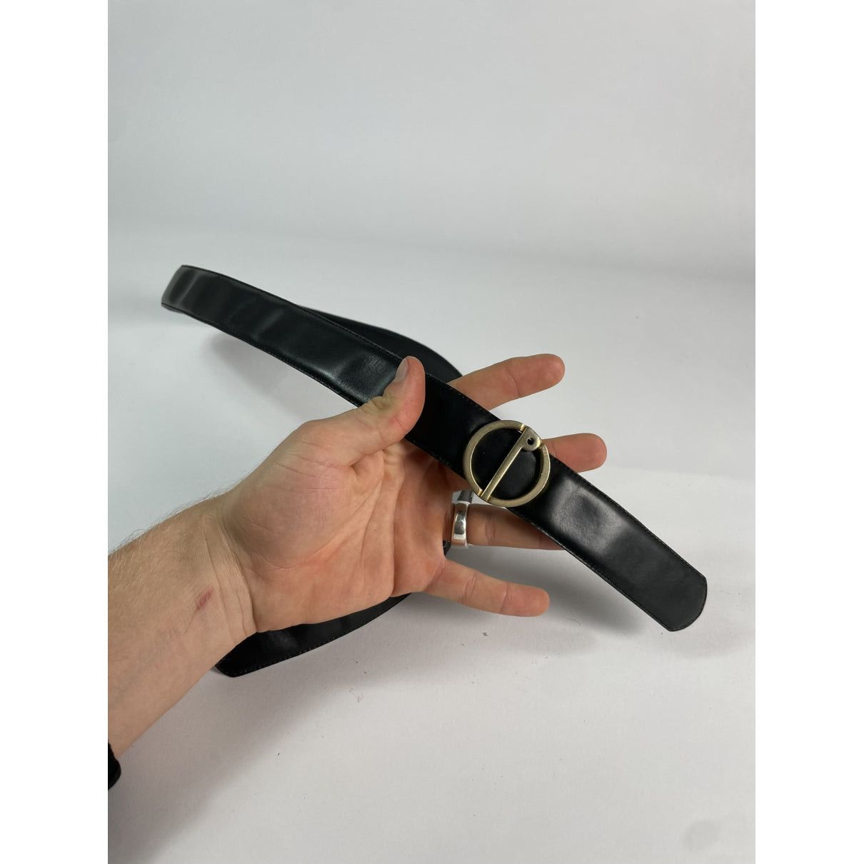 Other DUNHILL Black Leather Belt Size ONE SIZE - 2 Thumbnail