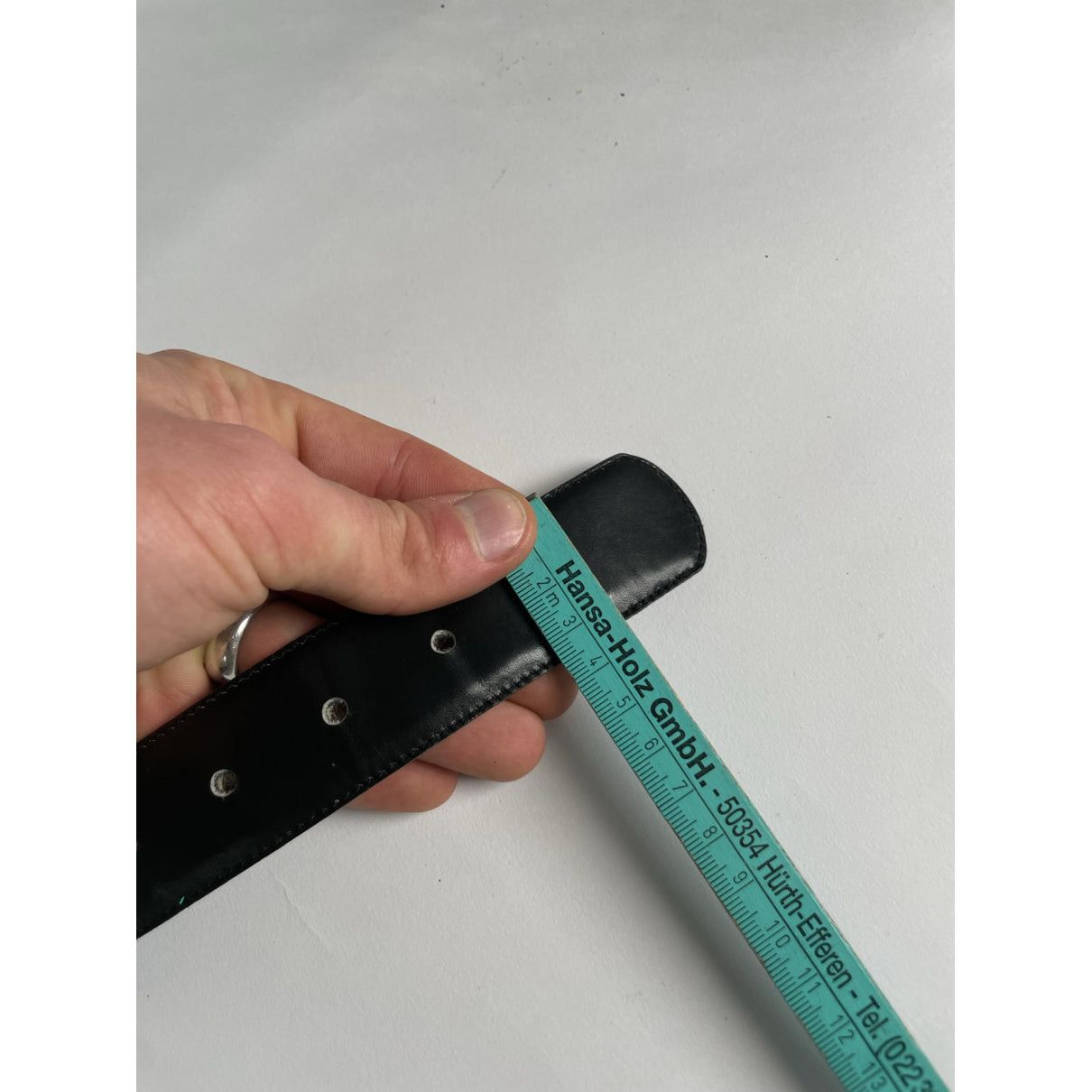 Other DUNHILL Black Leather Belt Size ONE SIZE - 4 Thumbnail