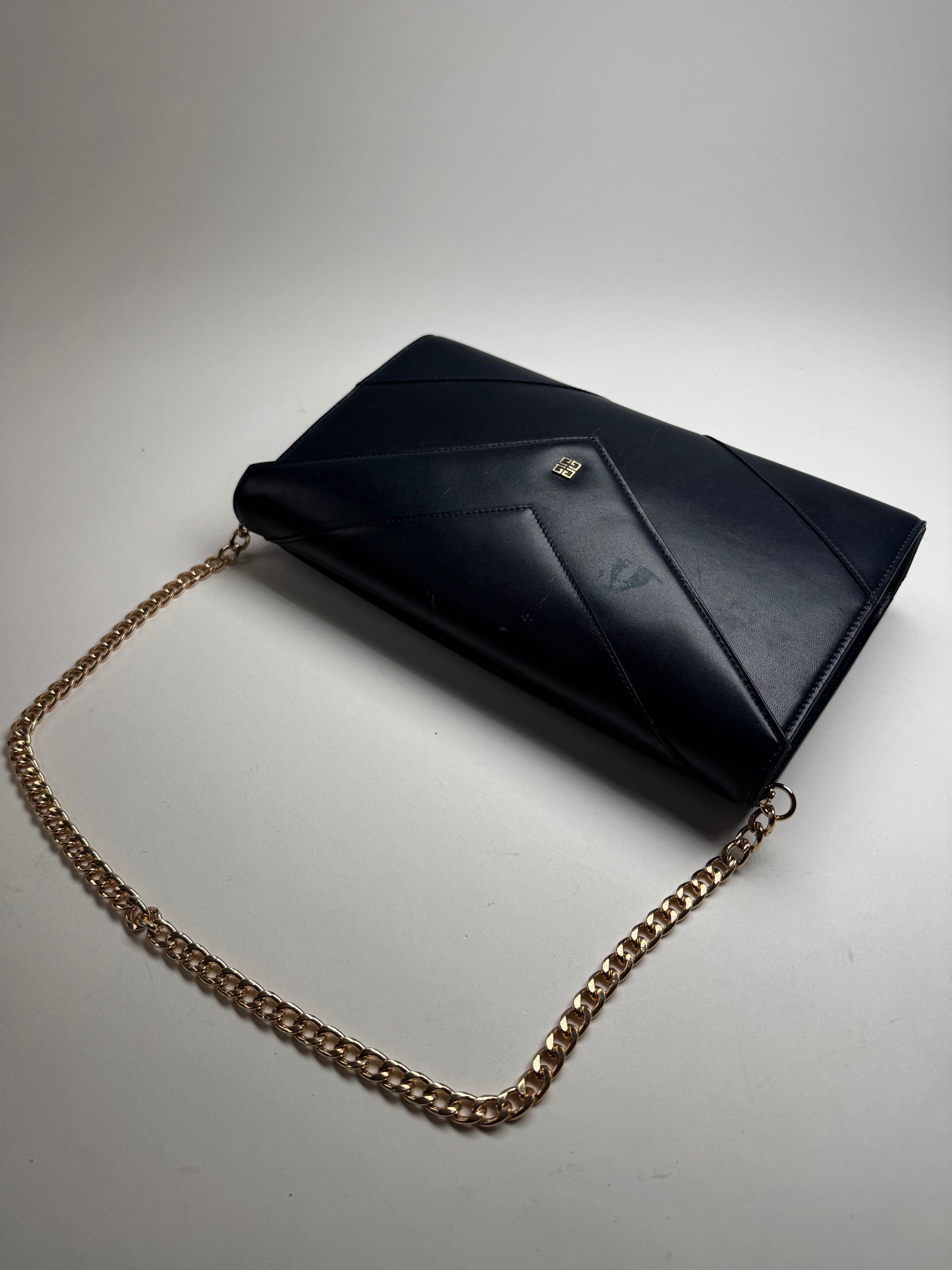 Givenchy Vintage 4G Leather Bag Navy Size ONE SIZE - 6 Thumbnail