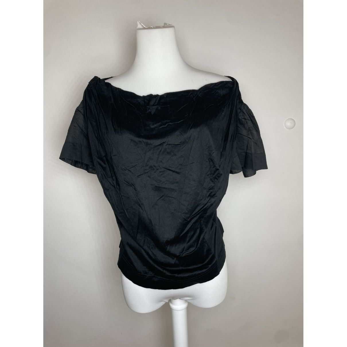 Vivienne Westwood Anthracite Silk Top Size M / US 6-8 / IT 42-44 - 4 Thumbnail