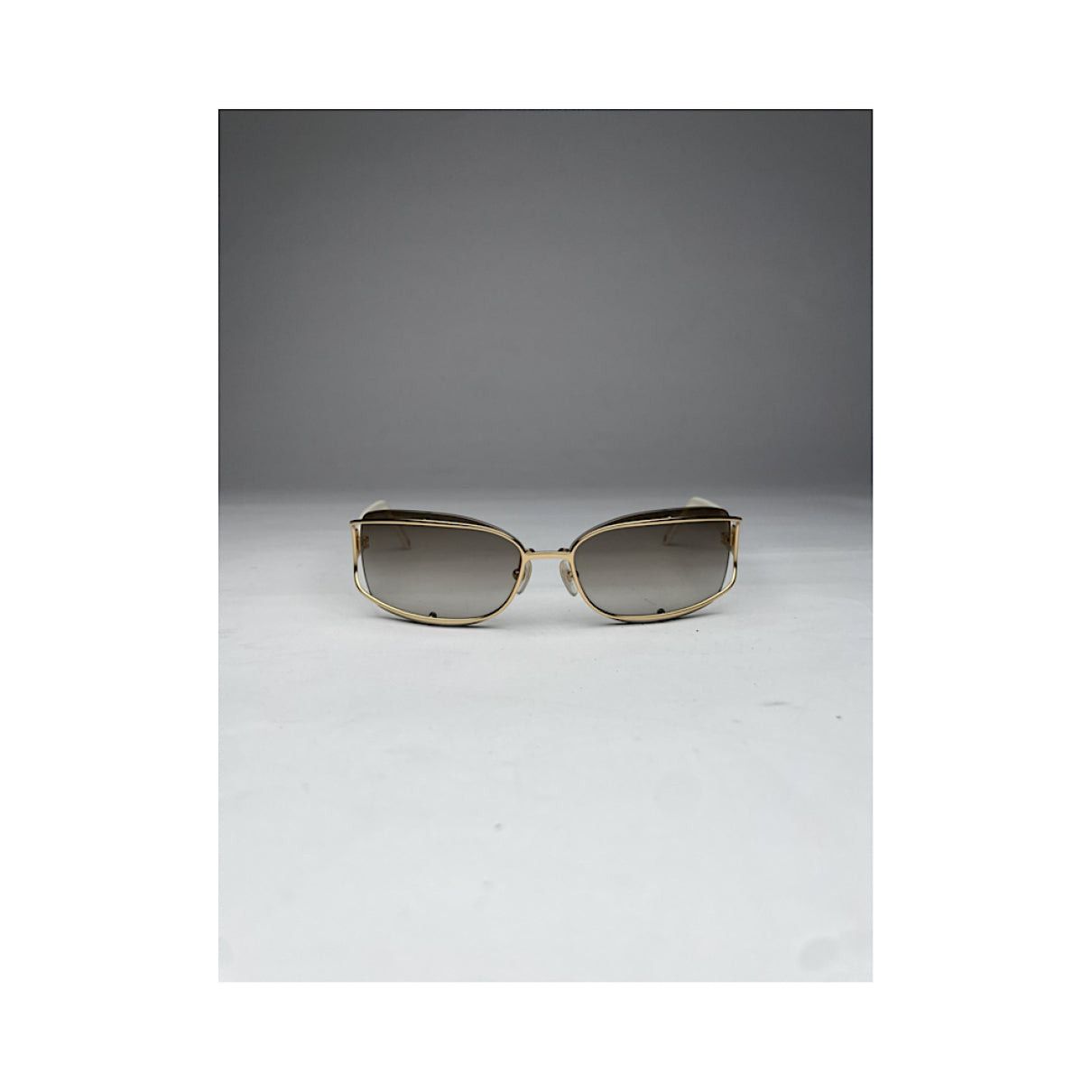 Chanel Gold Metal Sunglasses Size ONE SIZE - 2 Thumbnail