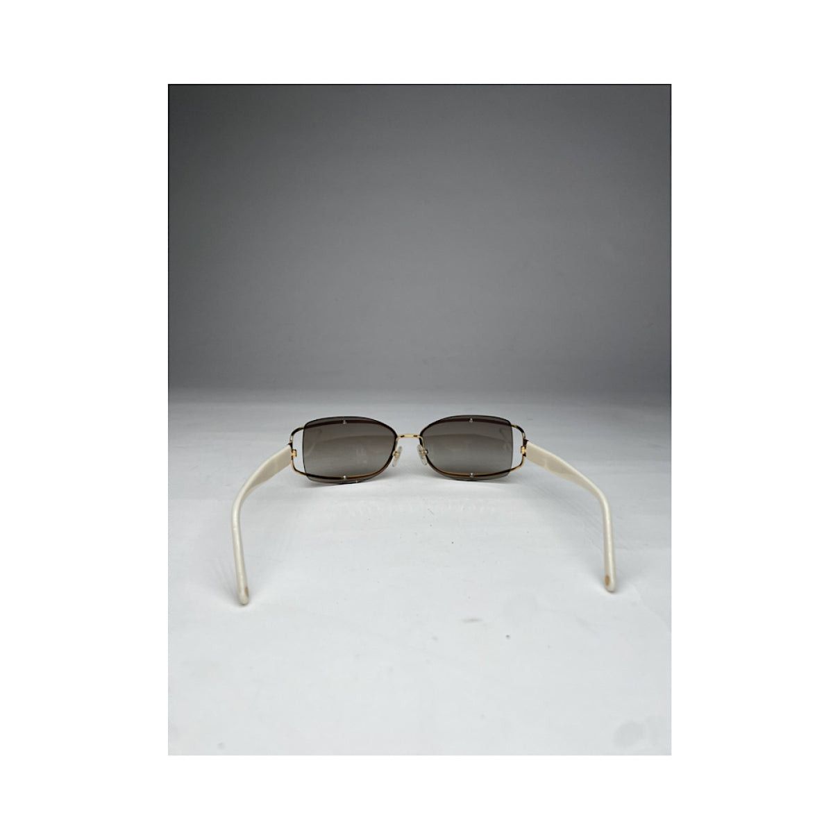Chanel Gold Metal Sunglasses Size ONE SIZE - 4 Thumbnail