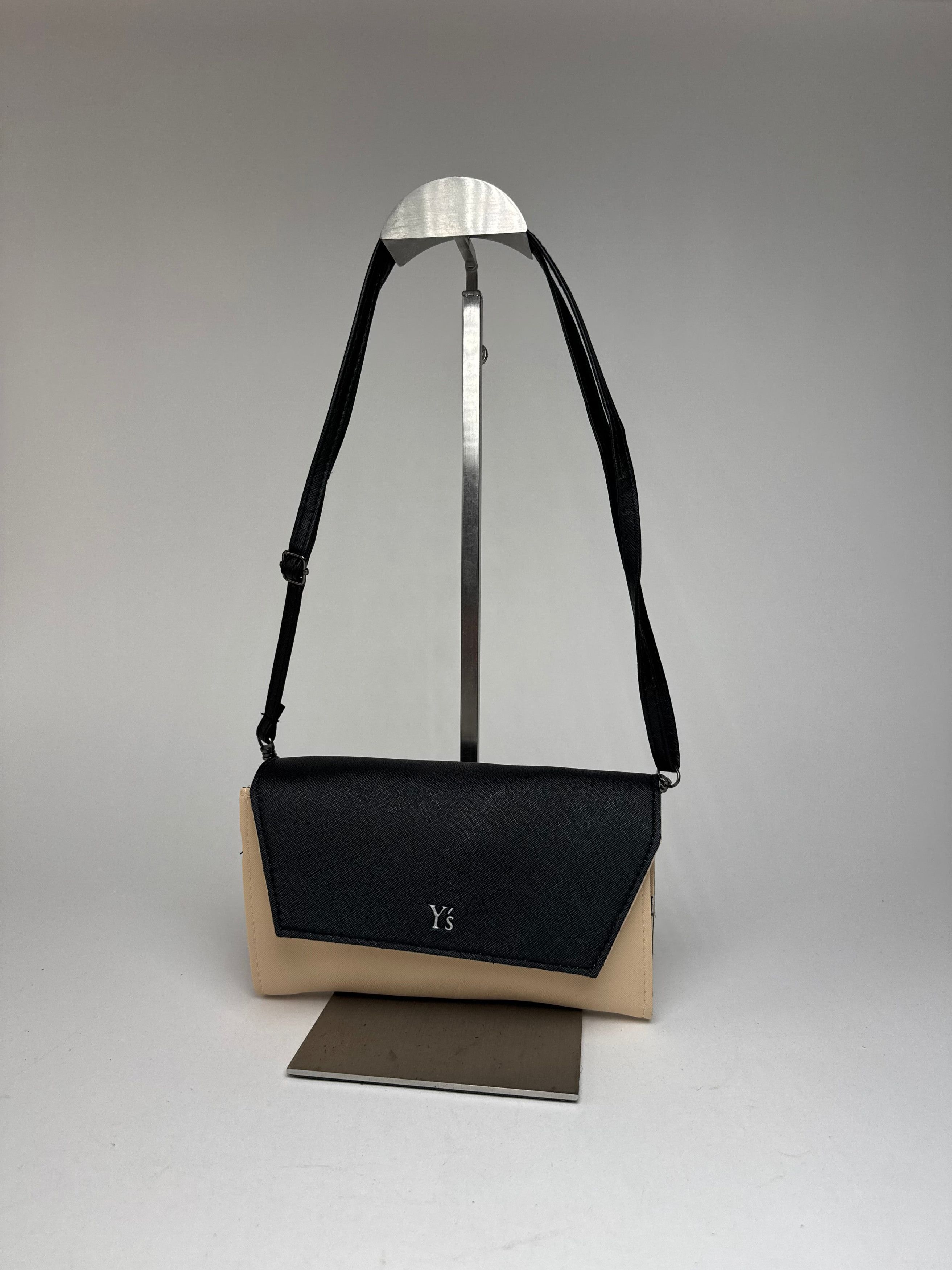 Yohji Yamamoto Vintage 2 Way leather bag black/beige Size ONE SIZE - 11 Thumbnail
