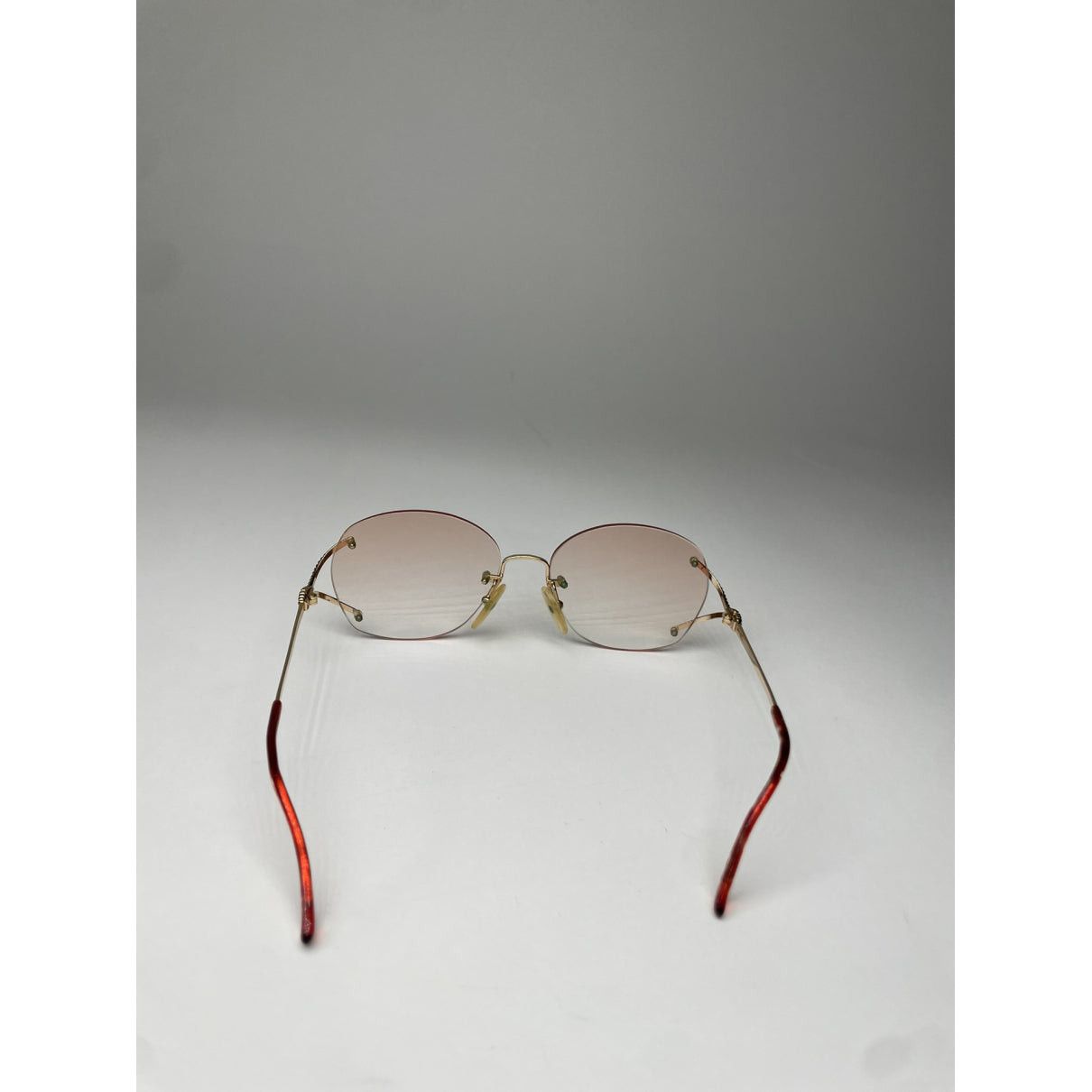 Dior Pink Metal Sunglasses Size ONE SIZE - 2 Thumbnail