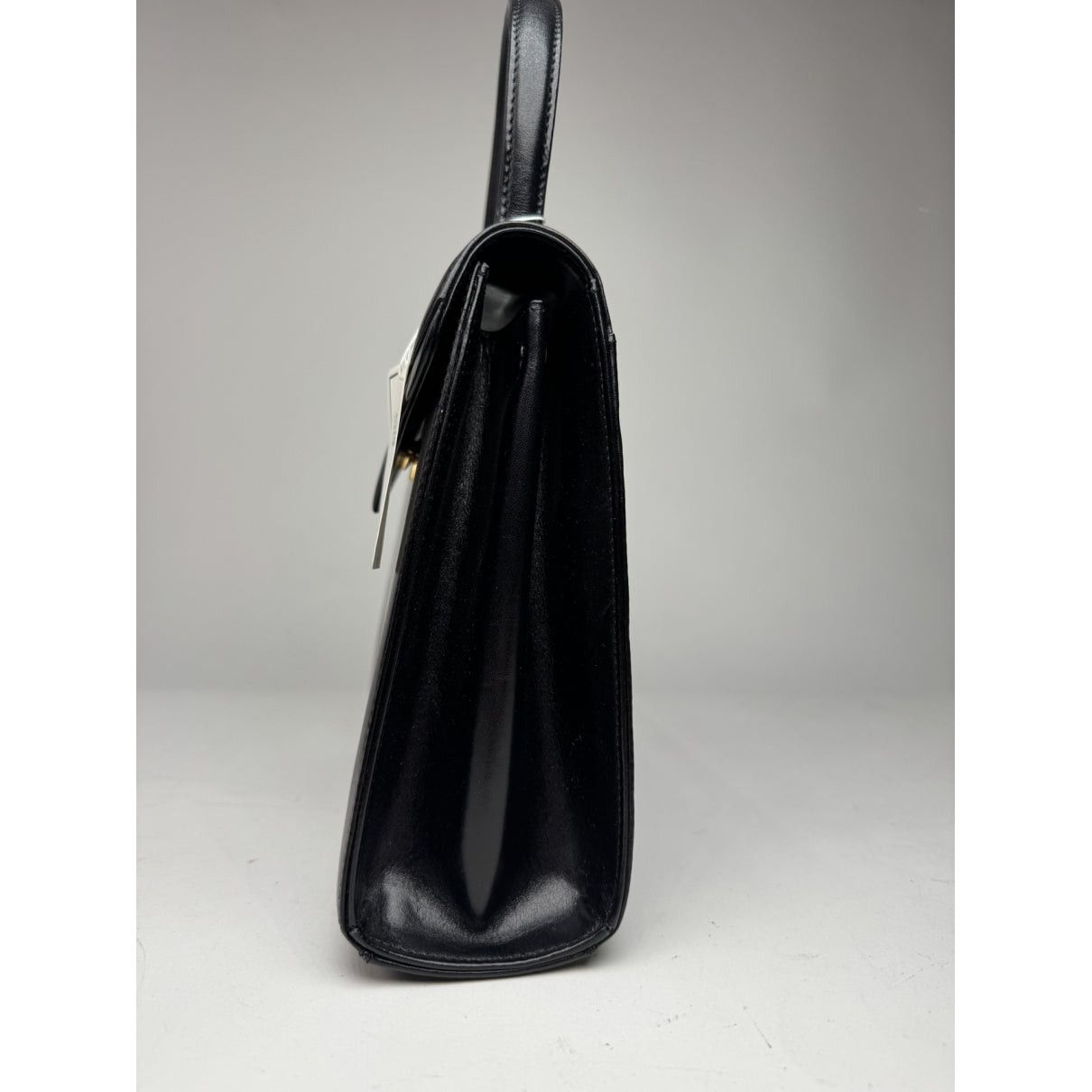 4G Black Leather Handbag