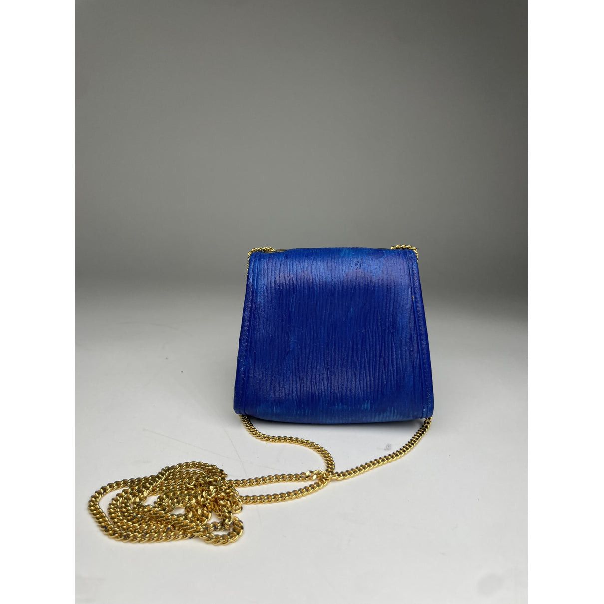 Givenchy Pocket Mini Blue Leather Handbag Size ONE SIZE - 5 Thumbnail