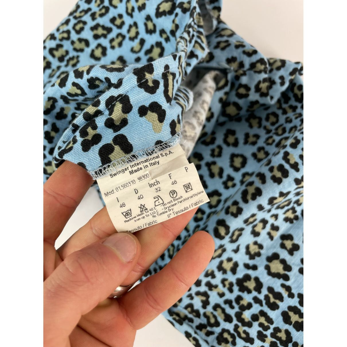 Fendi Blue Cotton Short Size 34" / US 12 / IT 48 - 5 Thumbnail