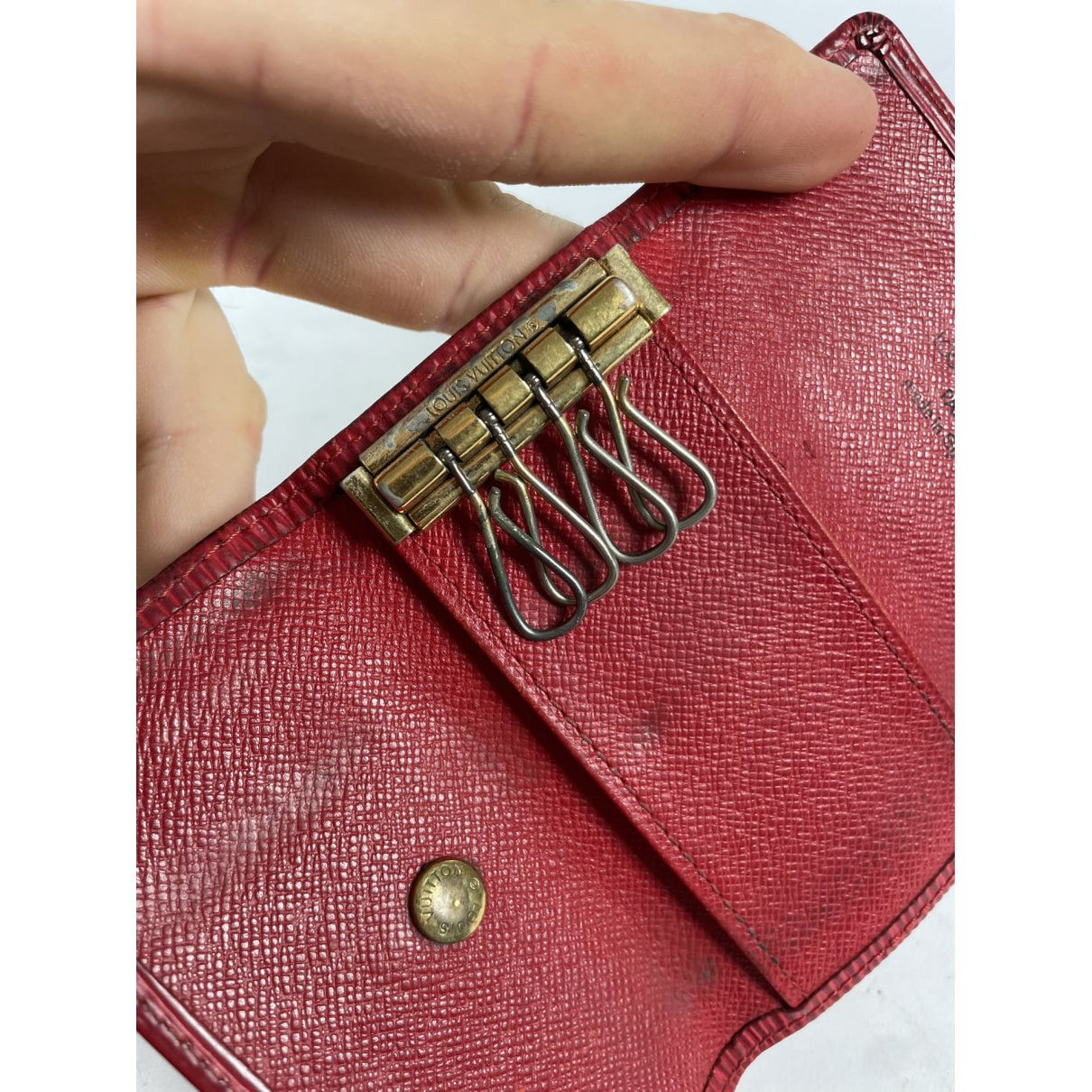Louis Vuitton Lockme Red Leather Purse Size ONE SIZE - 5 Thumbnail