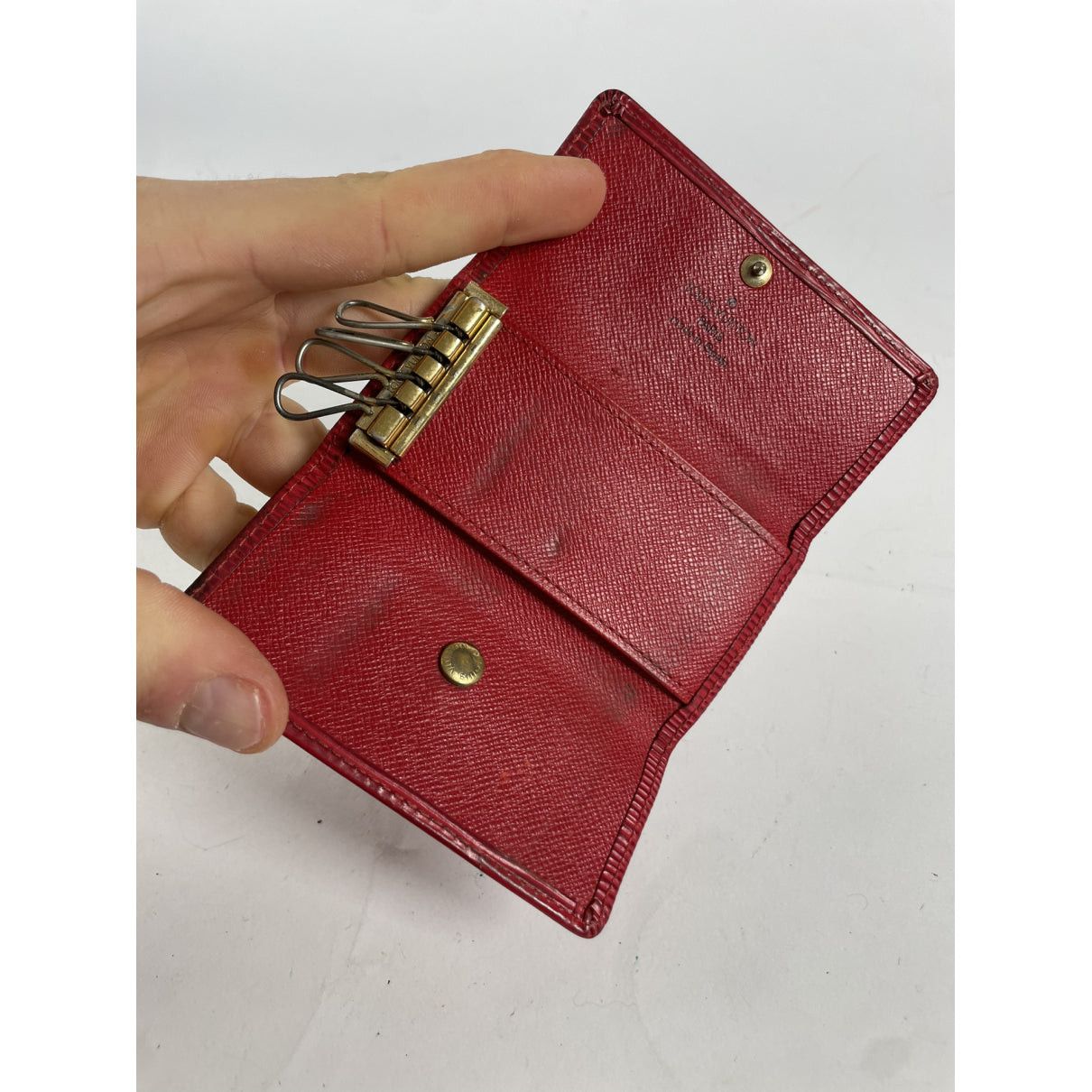 Louis Vuitton Lockme Red Leather Purse Size ONE SIZE - 3 Thumbnail