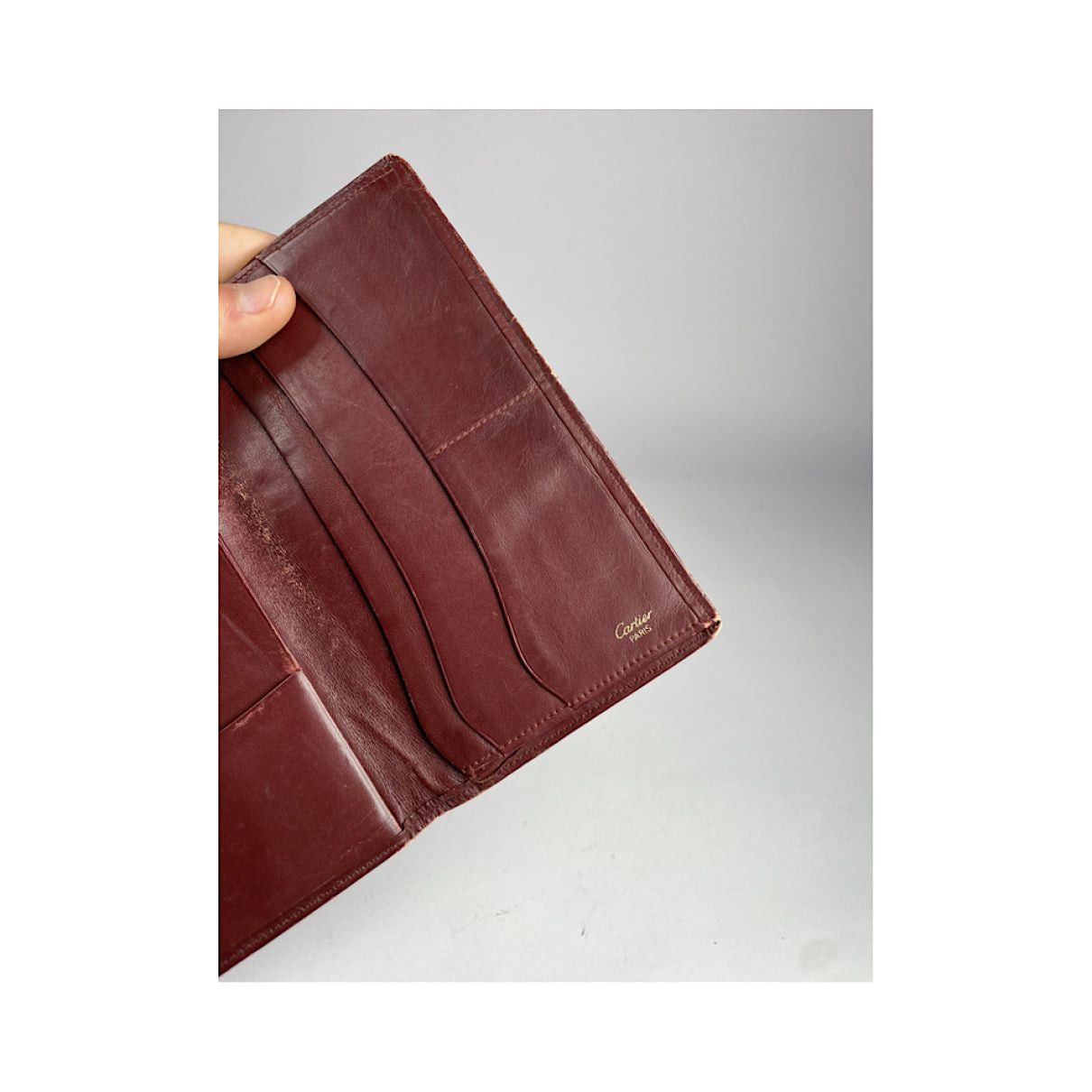 Cartier Burgundy Patent Leather Purse Size ONE SIZE - 5 Thumbnail
