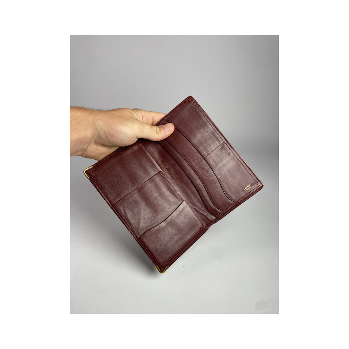 Cartier Burgundy Patent Leather Purse Size ONE SIZE - 4 Thumbnail