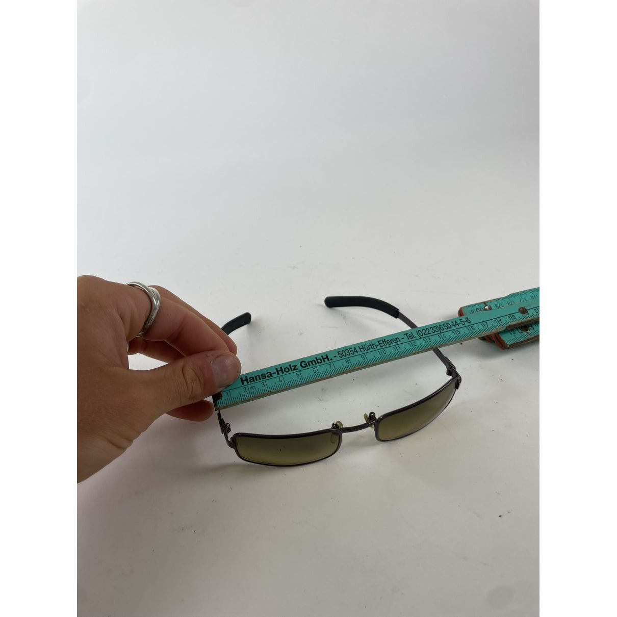 Fendi Green Metal Sunglasses Size ONE SIZE - 5 Thumbnail