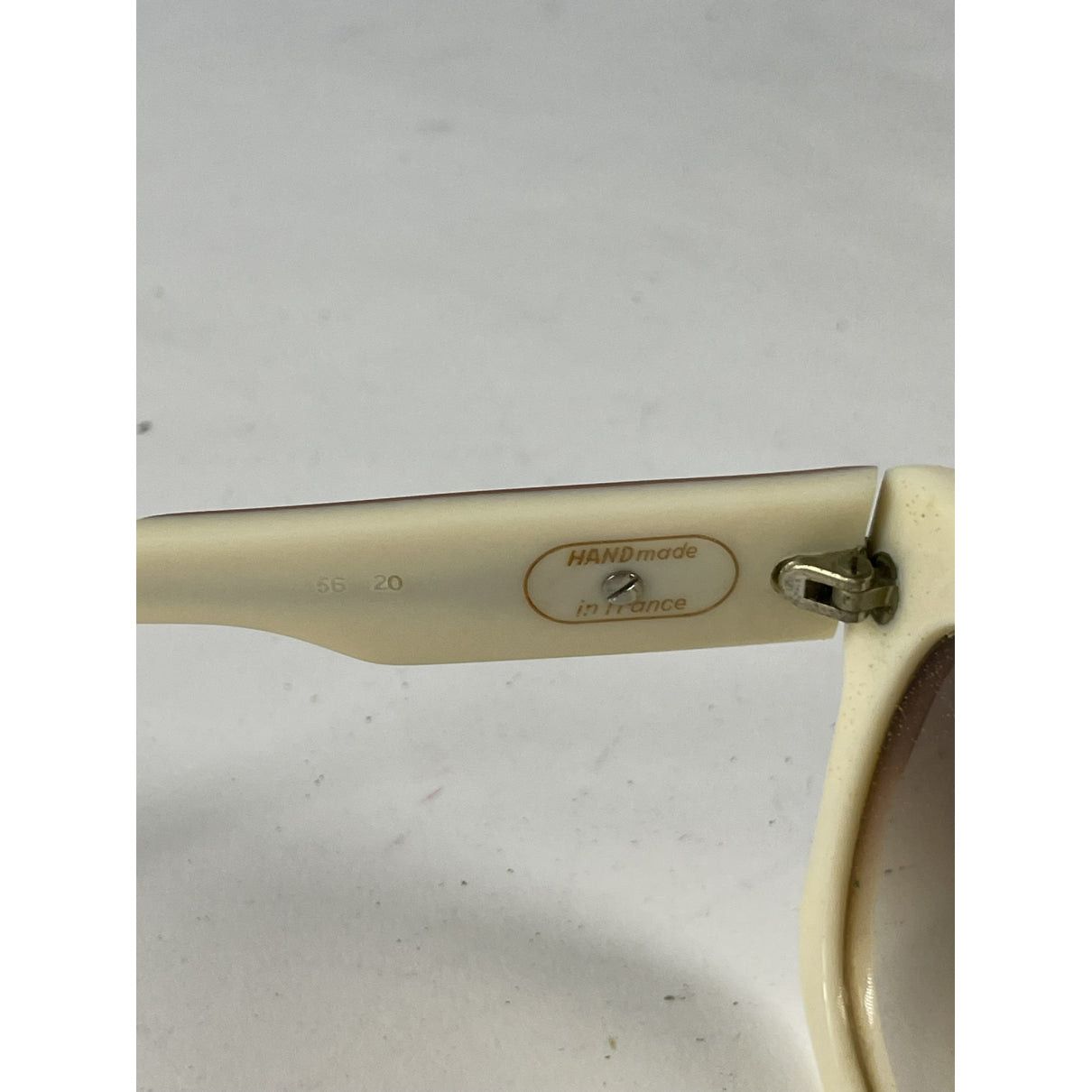 Celine White Plastic Sunglasses Size ONE SIZE - 2 Thumbnail