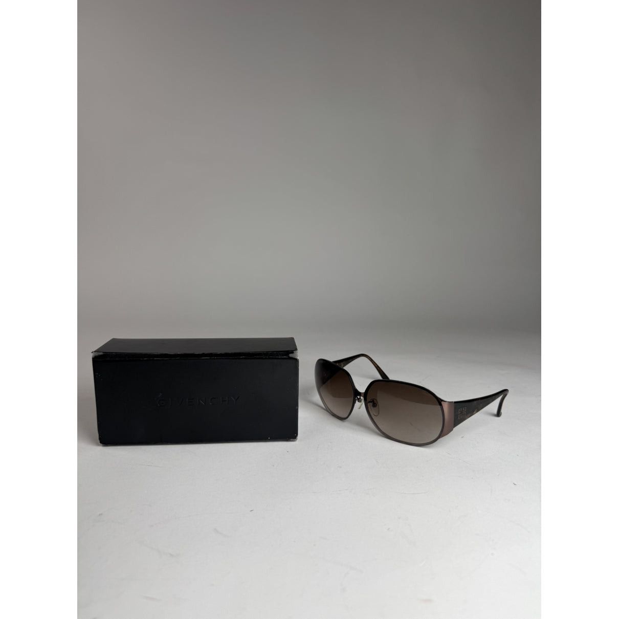 Givenchy Black Metal Sunglasses Size ONE SIZE - 5 Thumbnail