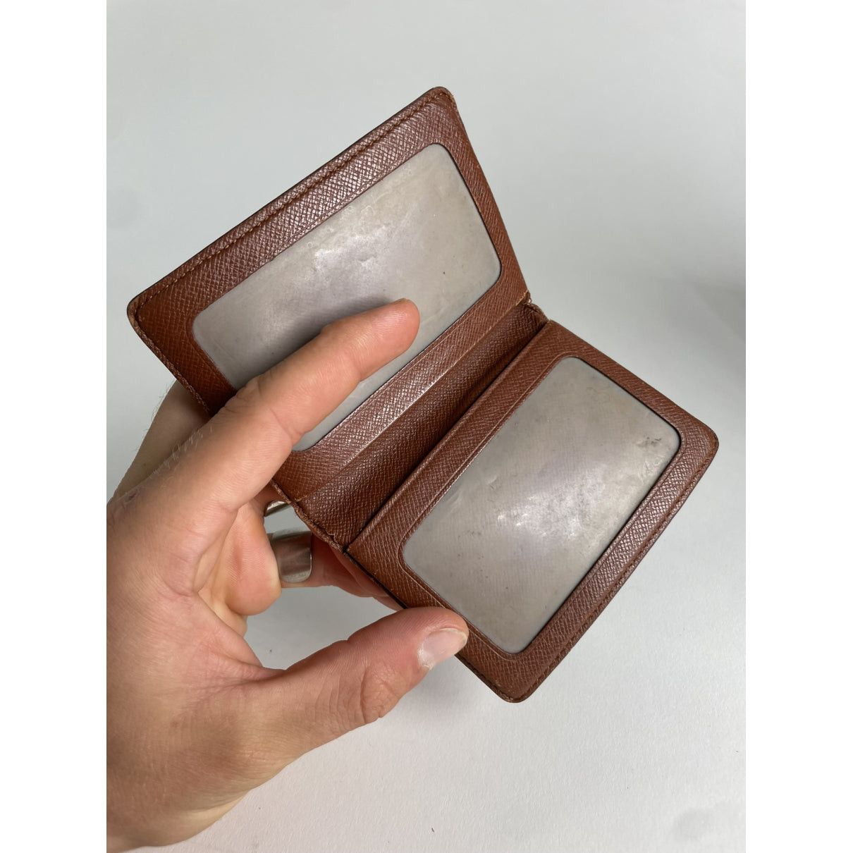 Louis Vuitton Brown Leather Purse Size ONE SIZE - 4 Thumbnail