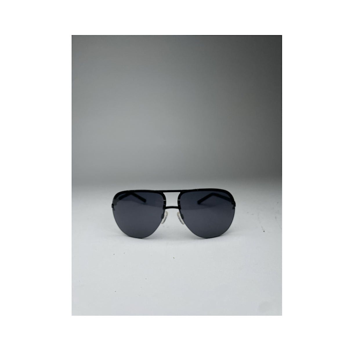 Black Metal Sunglasses