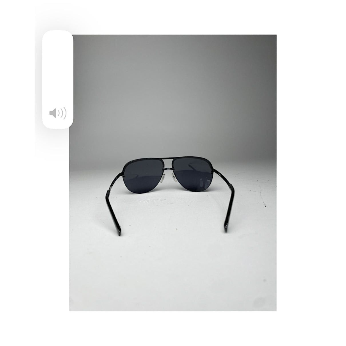 Black Metal Sunglasses