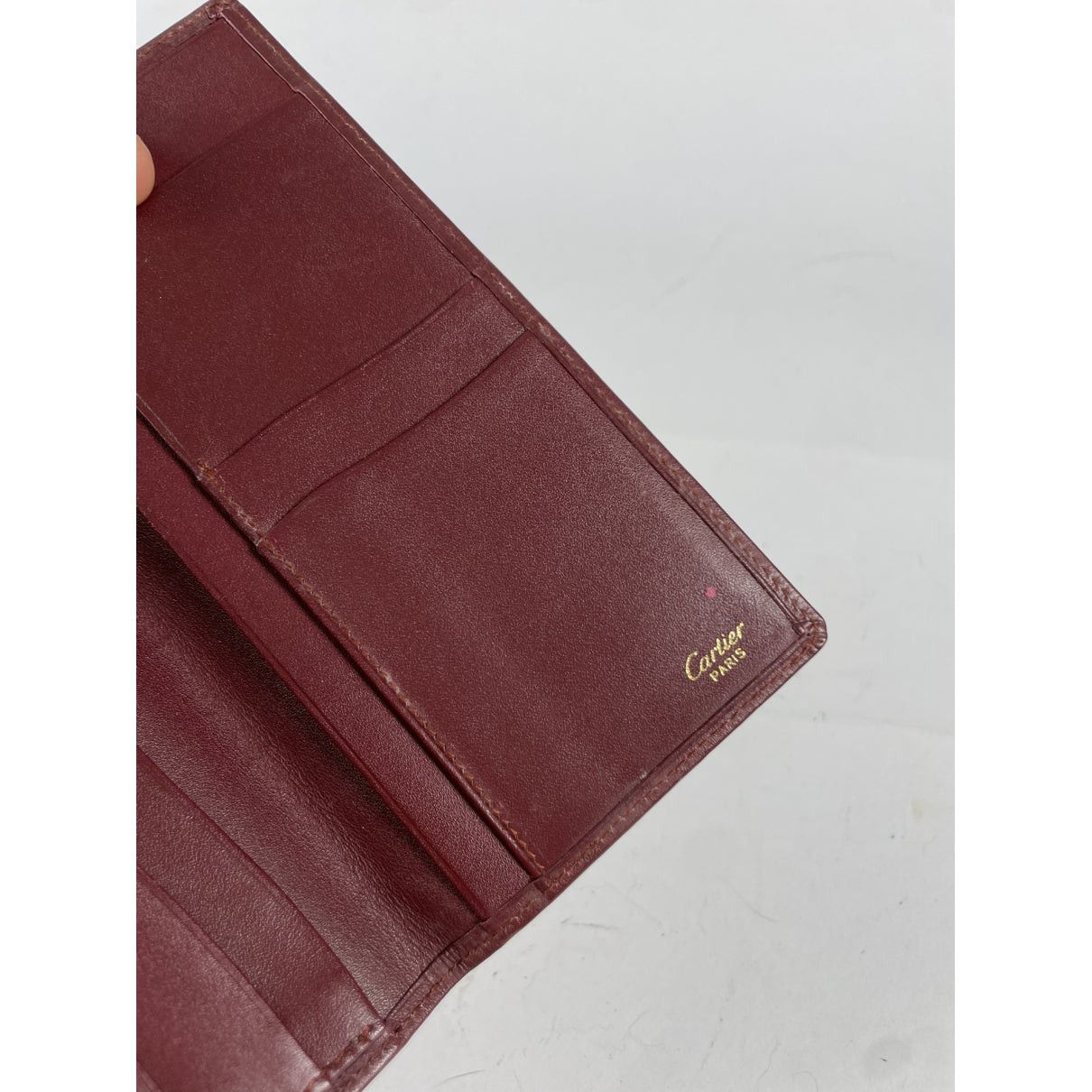 Cartier Burgundy Patent Leather Purse Size ONE SIZE - 4 Thumbnail