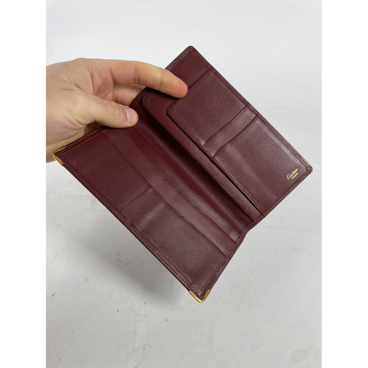 Cartier Burgundy Patent Leather Purse Size ONE SIZE - 3 Thumbnail