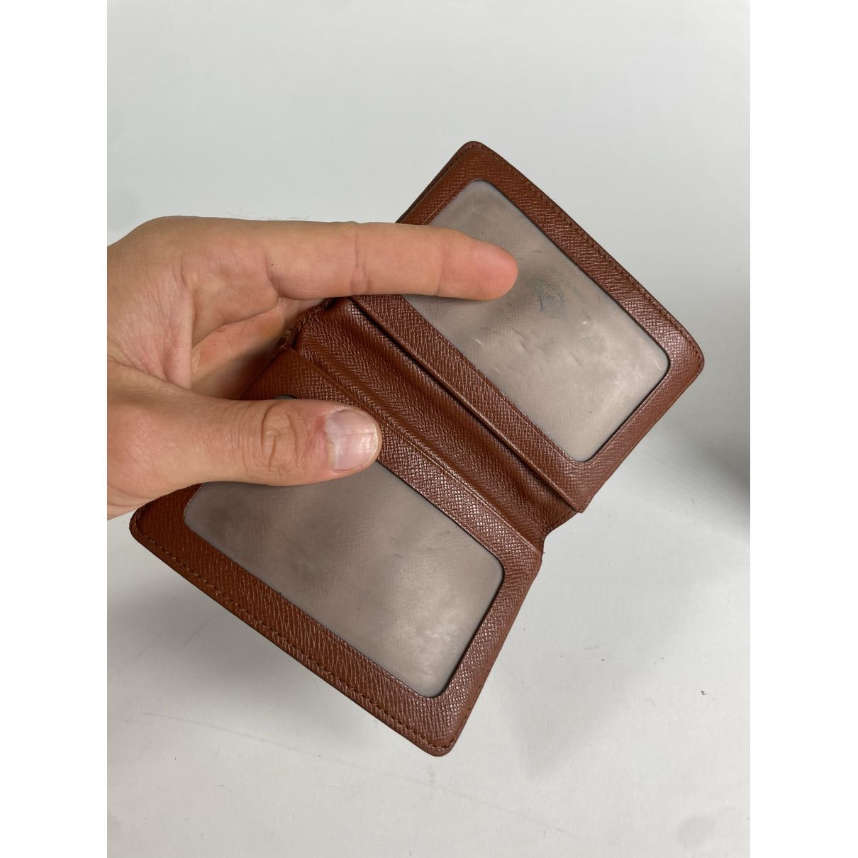 Louis Vuitton Brown Leather Purse Size ONE SIZE - 4 Thumbnail