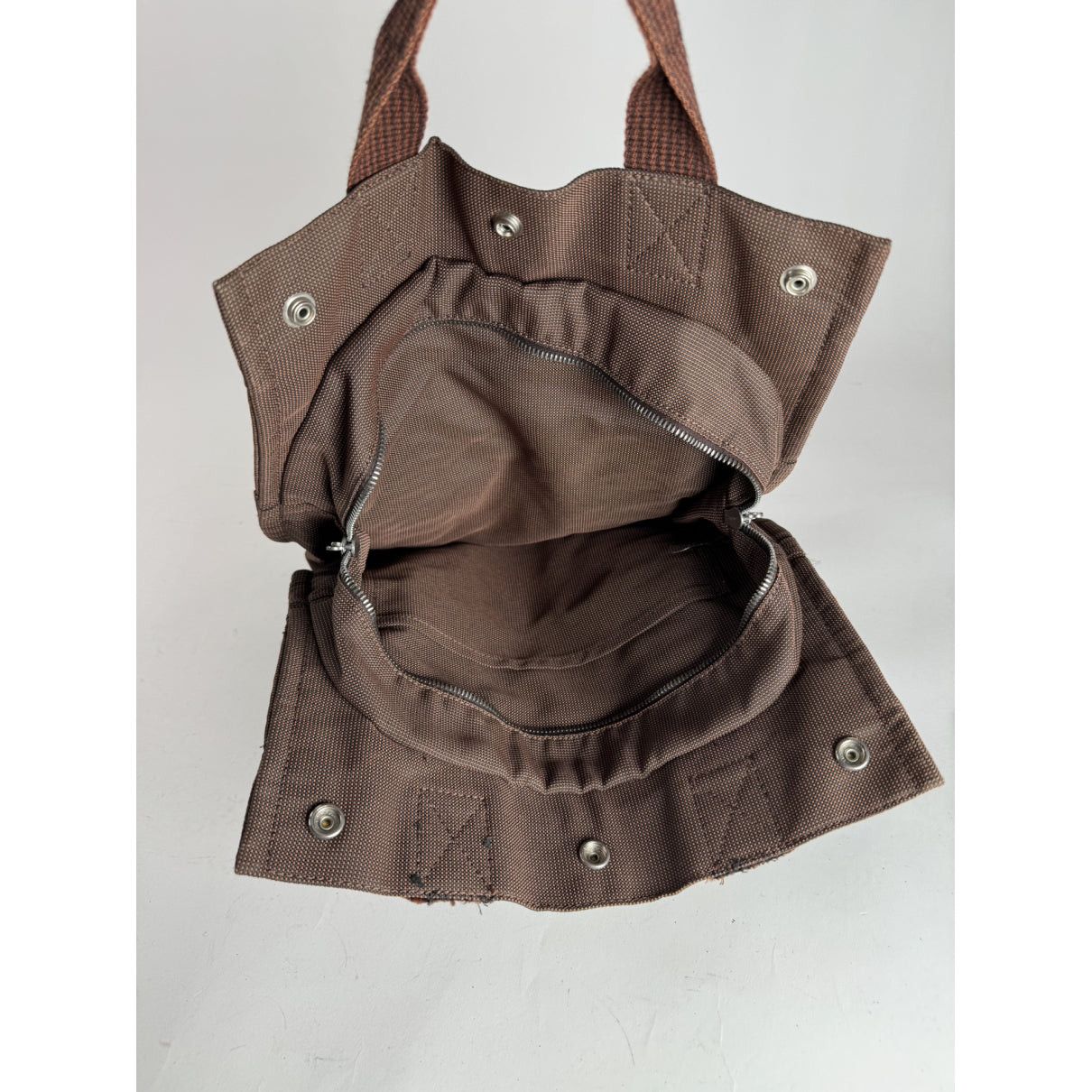 Other Hermès Brown Polyester Handbag Size ONE SIZE - 3 Thumbnail
