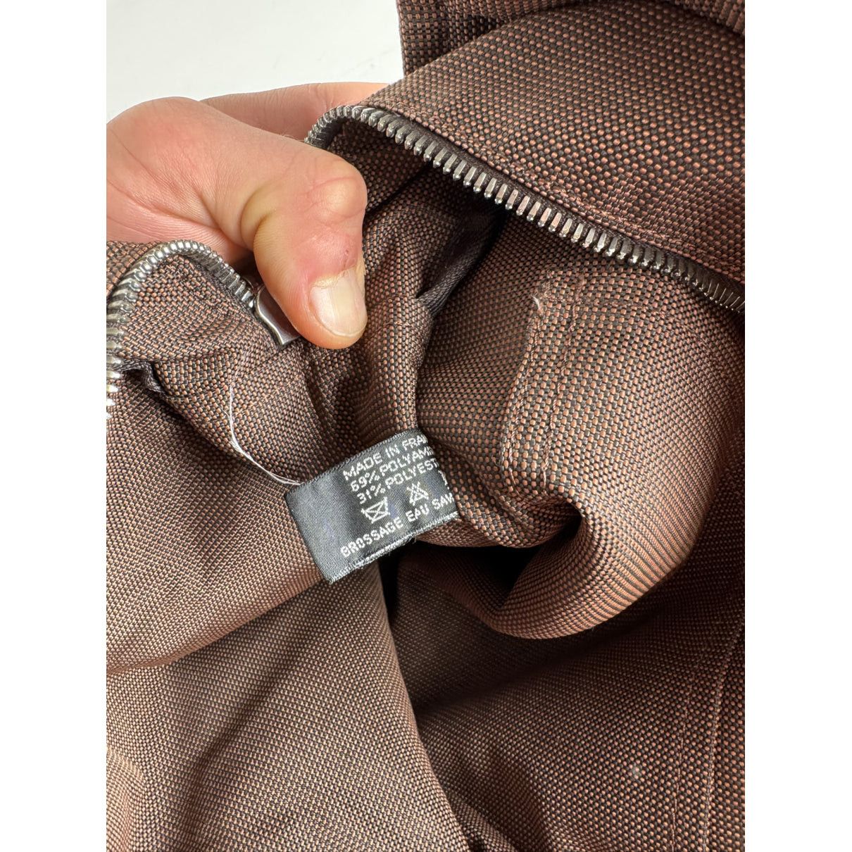 Other Hermès Brown Polyester Handbag Size ONE SIZE - 5 Thumbnail