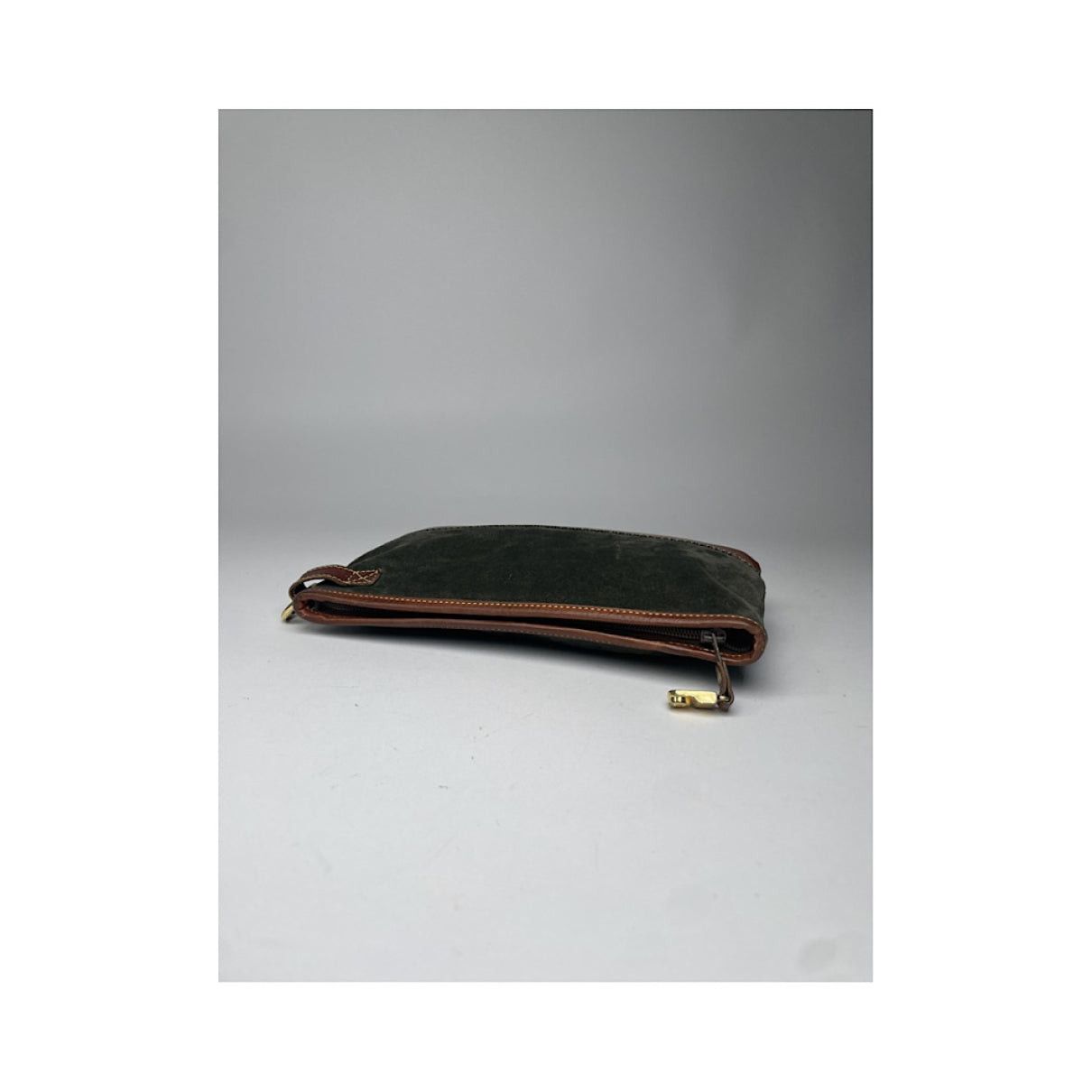 Loewe Barcelona Green Leather Clutch Bag Size ONE SIZE - 5 Thumbnail