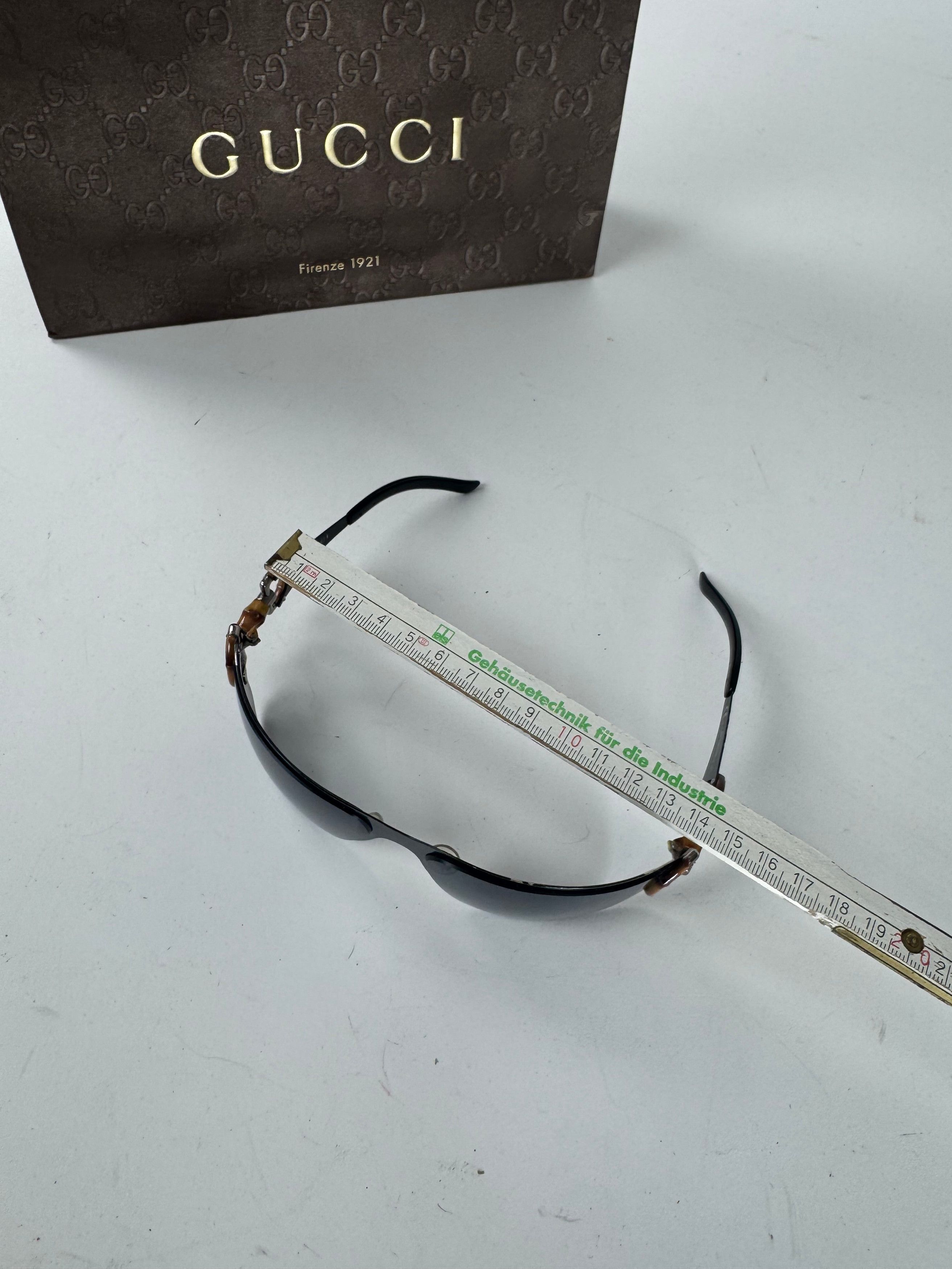 Gucci Vintage Bamboo Sunglasses Size ONE SIZE - 4 Thumbnail