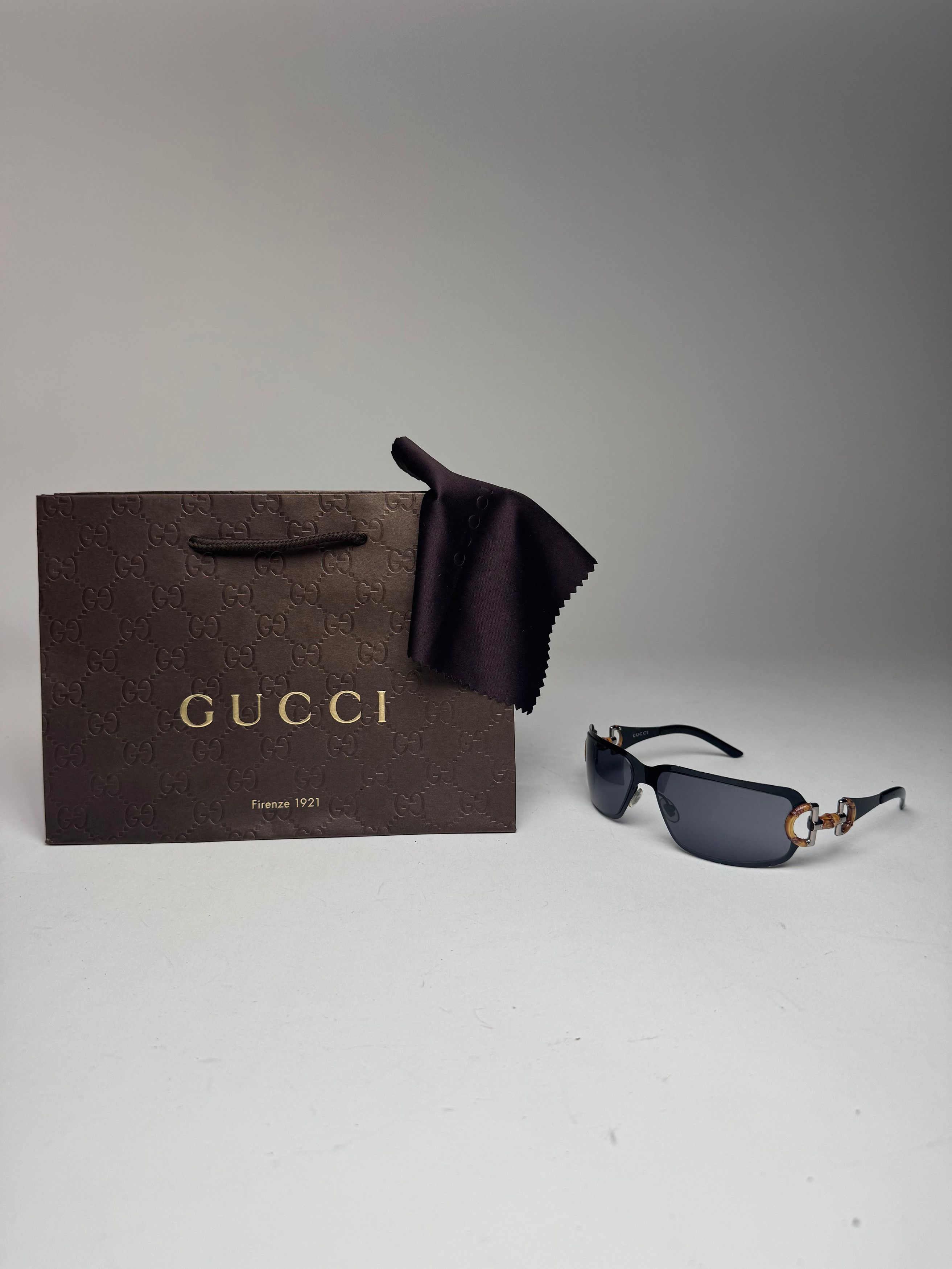Gucci Vintage Bamboo Sunglasses Size ONE SIZE - 13 Thumbnail