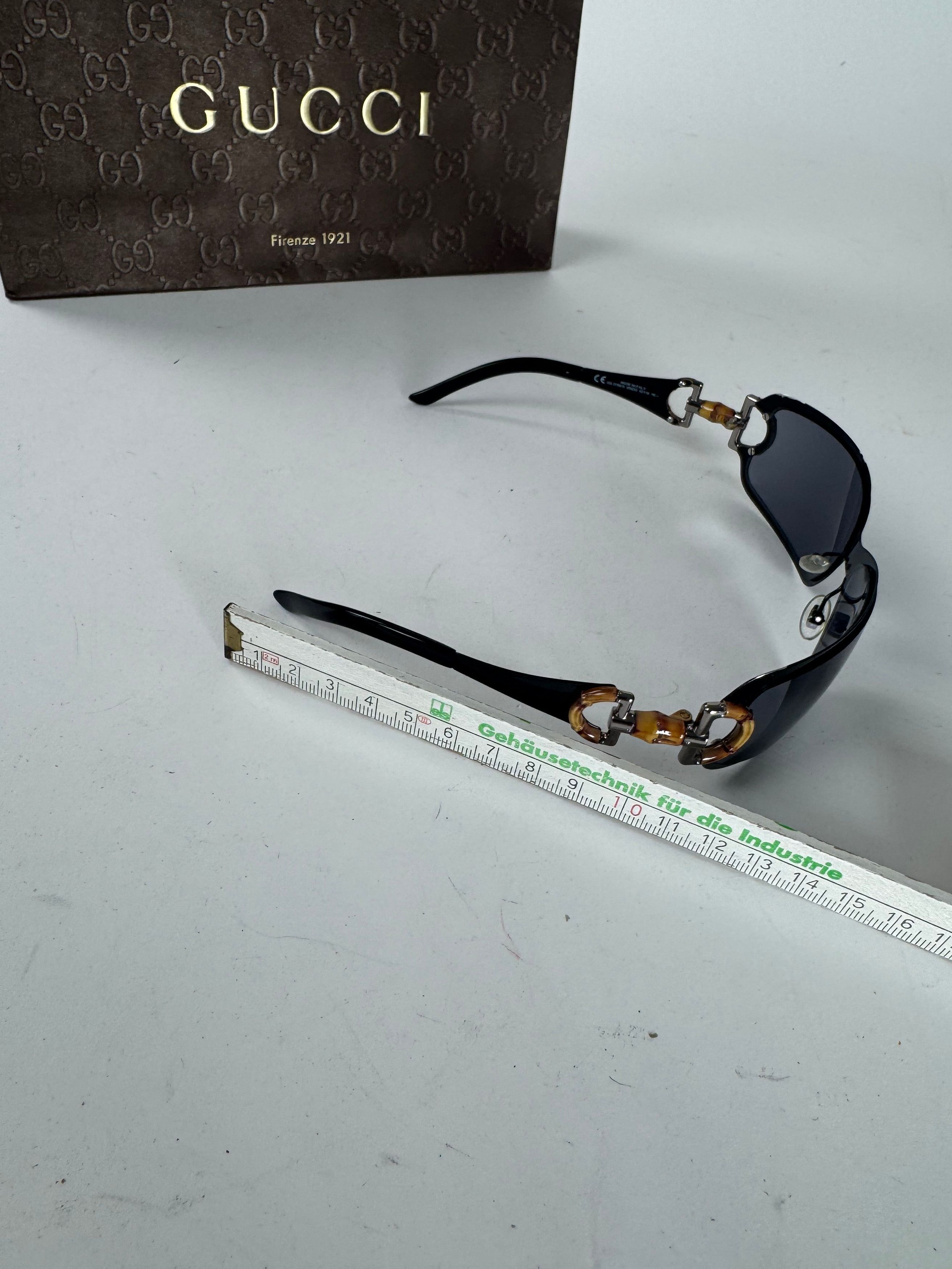 Gucci Vintage Bamboo Sunglasses Size ONE SIZE - 5 Thumbnail