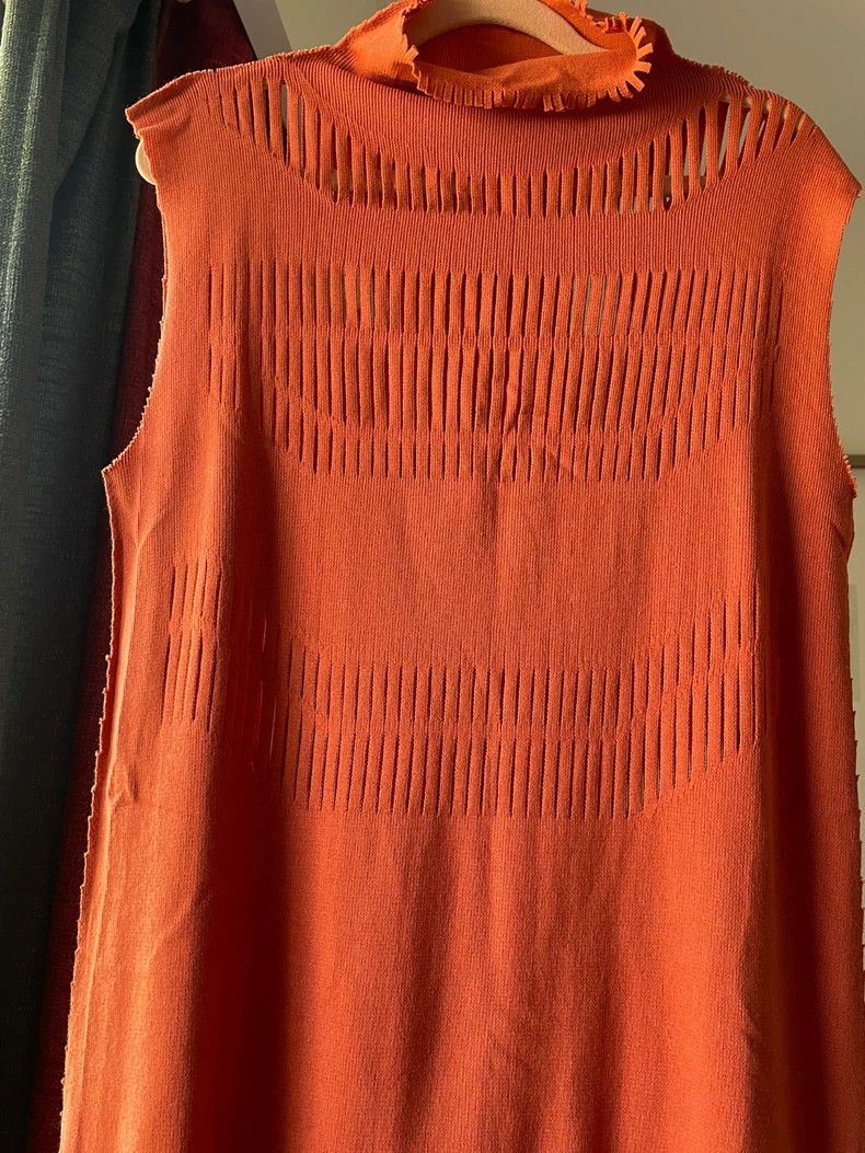 Issey Miyake Issey Miyake High Neck Sleeveless Dress - dmc Size US 30 / EU 46 - 3 Thumbnail
