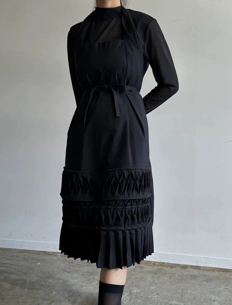 Junya Watanabe Junya Watanabe 1998 Origami Backless Dress - dmc Size US 30 / EU 46 - 2 Thumbnail