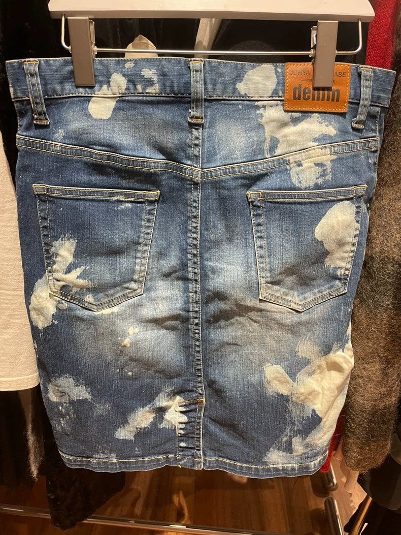 Junya Watanabe Junya Watanabe Distressed Denim Skirt - dmc Size US 30 / EU 46 - 7 Thumbnail