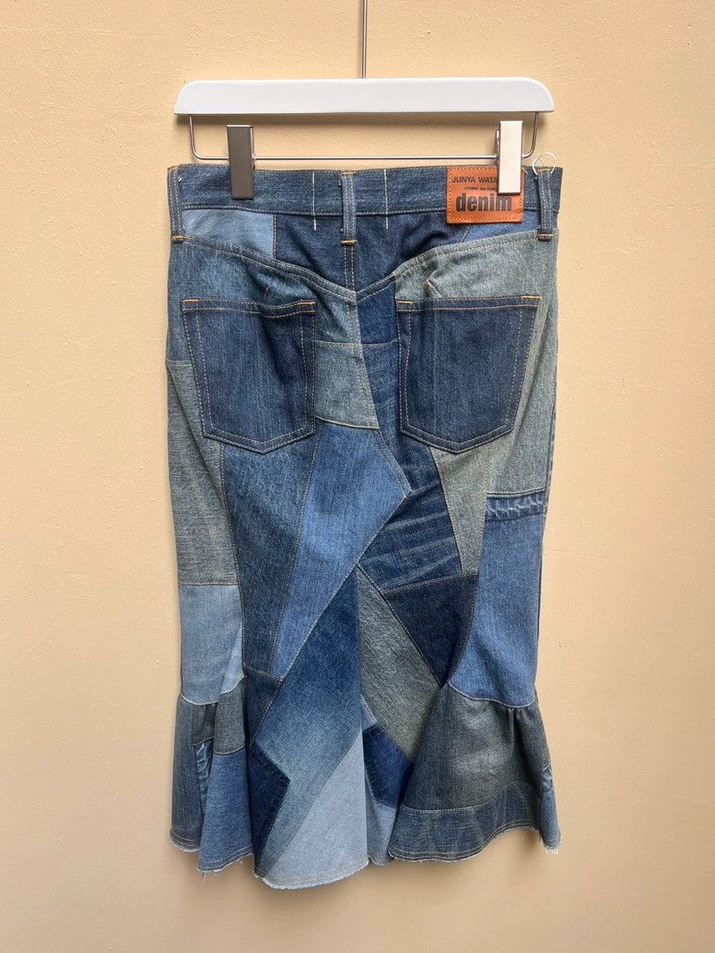 Junya Watanabe Junya Watanabe Denim Patchwork Skirt - dmc Size US 30 / EU 46 - 3 Thumbnail