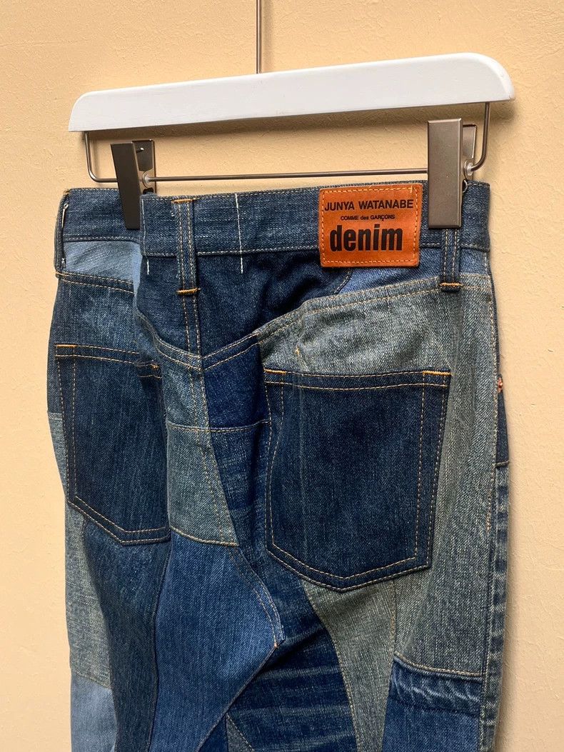 Junya Watanabe Junya Watanabe Denim Patchwork Skirt - dmc Size US 30 / EU 46 - 7 Thumbnail
