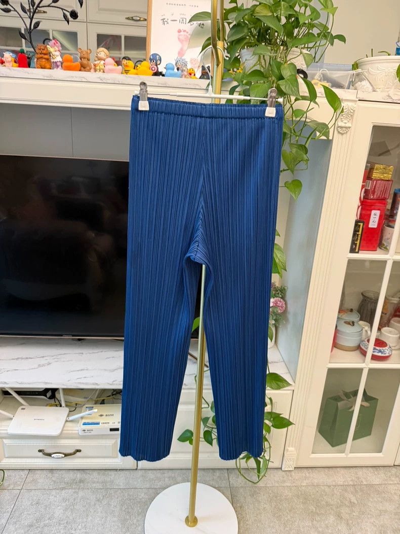 Issey Miyake Issey Miyake PP Blue Straight Pants - dmc Size US 30 / EU 46 - 6 Thumbnail